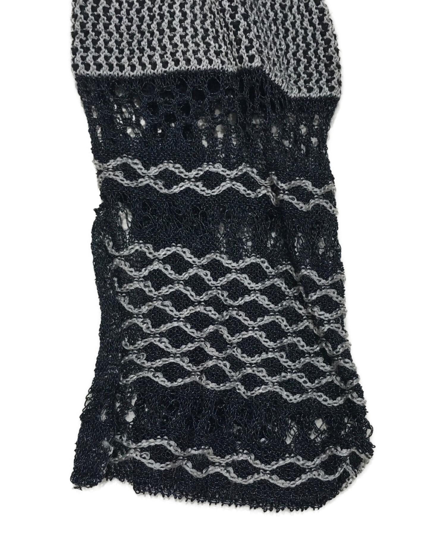 MAME KUROGOUCHI 3D KNIT RIBBED SLEEVELESS DRESS