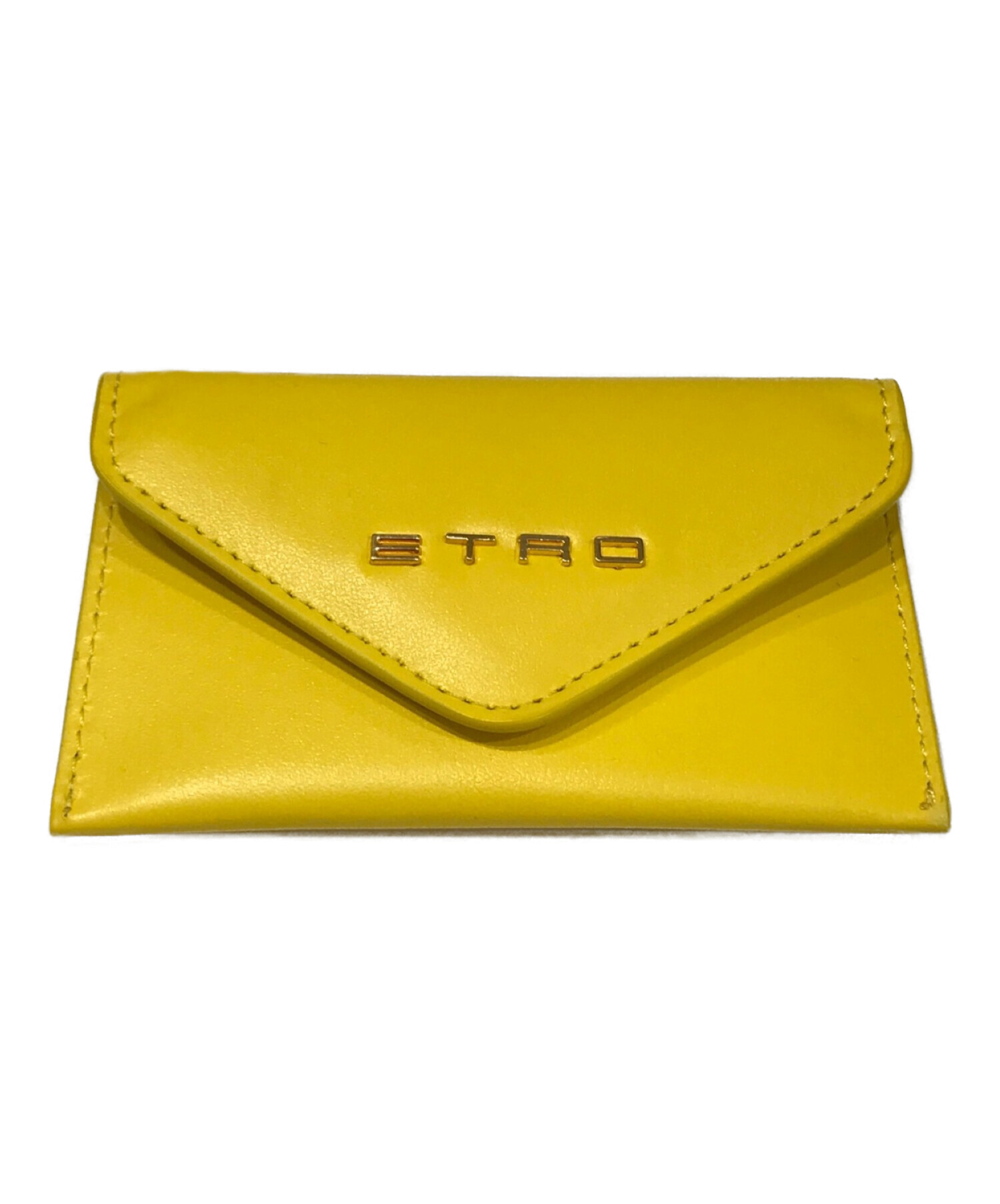 ETRO (エトロ) カードケース イエロー