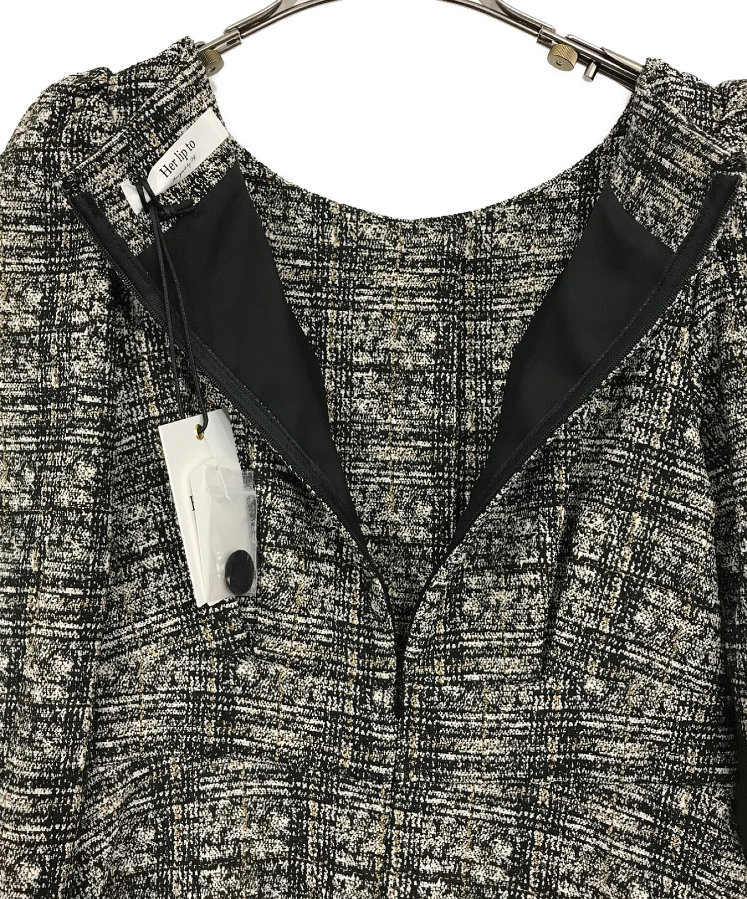 中古・古着通販】HER LIP TO (ハーリップトゥ) Classic Tweed Midi