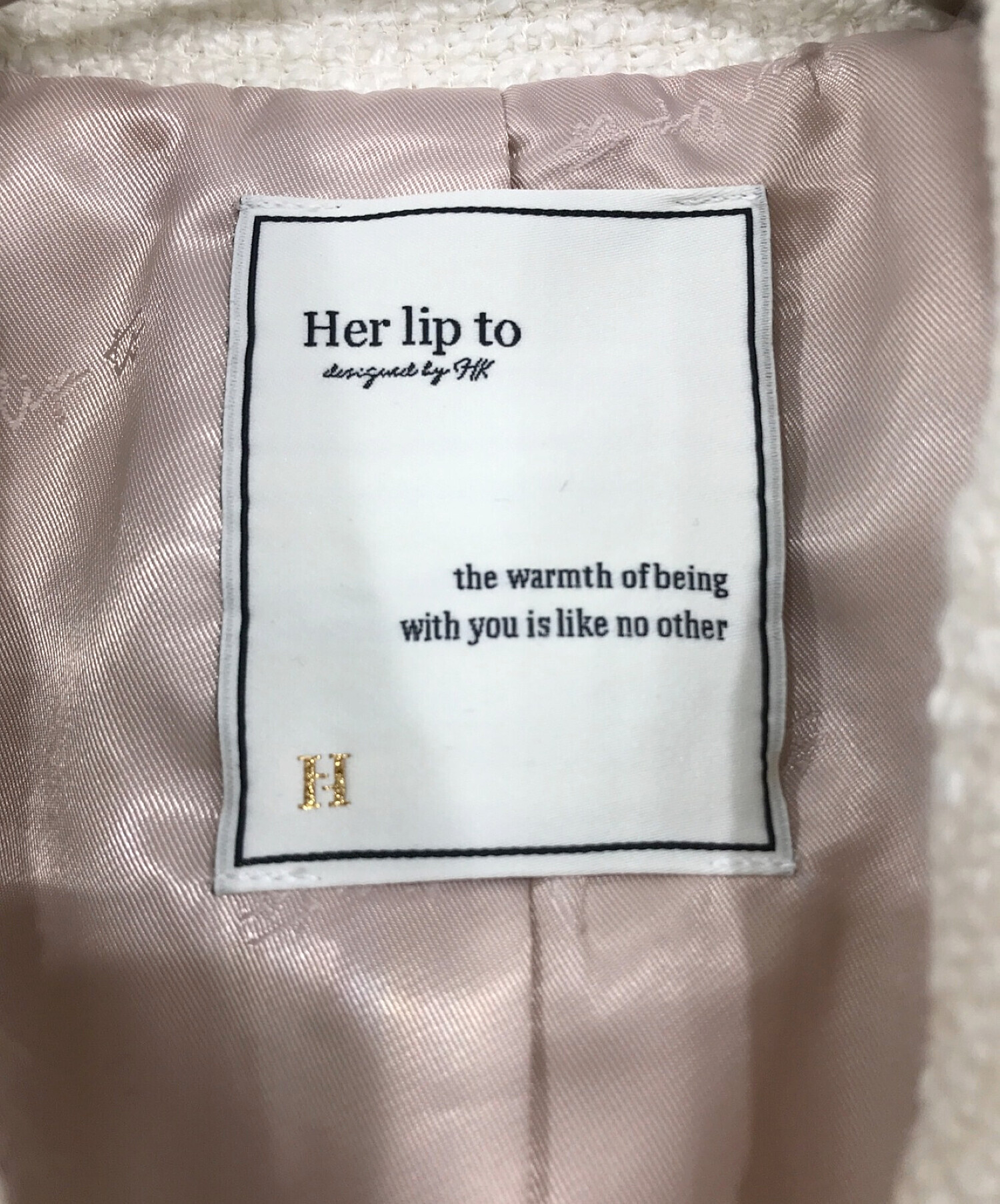 中古・古着通販】HER LIP TO (ハーリップトゥ) Wool-Blend Cropped