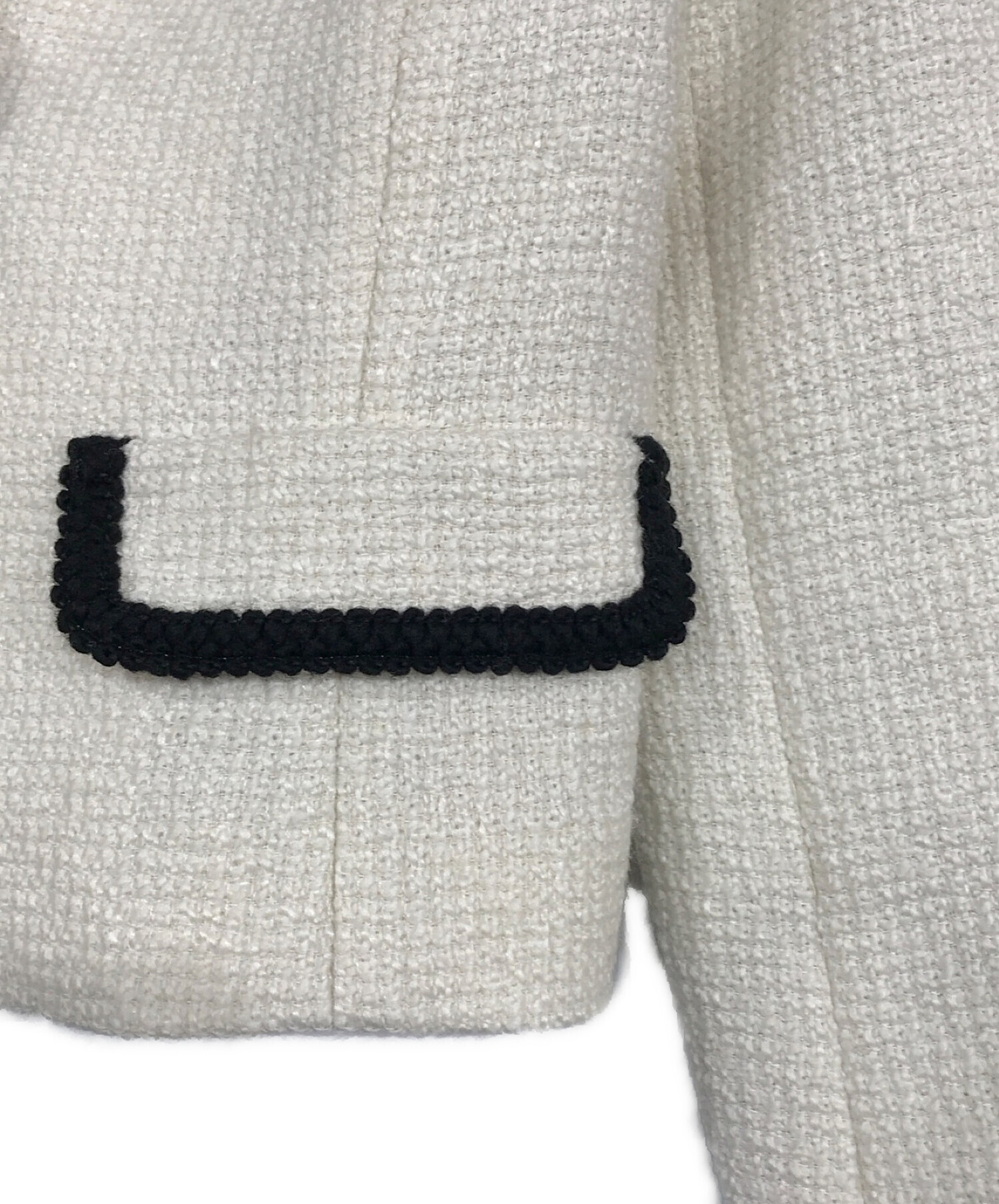 中古・古着通販】HER LIP TO (ハーリップトゥ) Wool-Blend Cropped