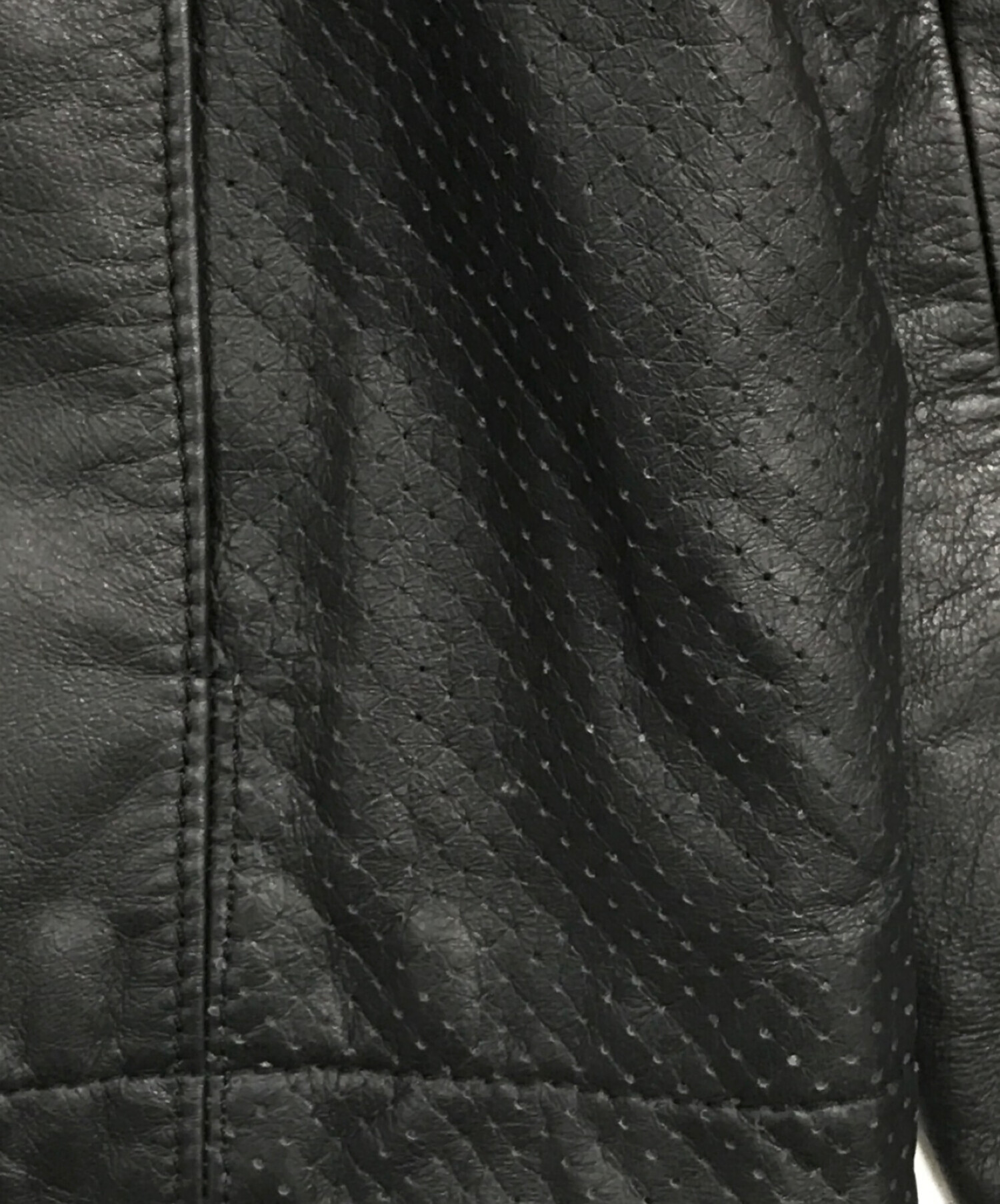 DKNY (ダナキャランニューヨーク) レザージャケット ブラック サイズ:SIZE S