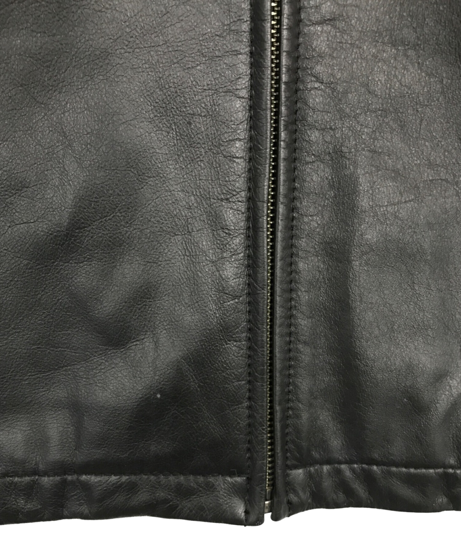 DKNY (ダナキャランニューヨーク) レザージャケット ブラック サイズ:SIZE S