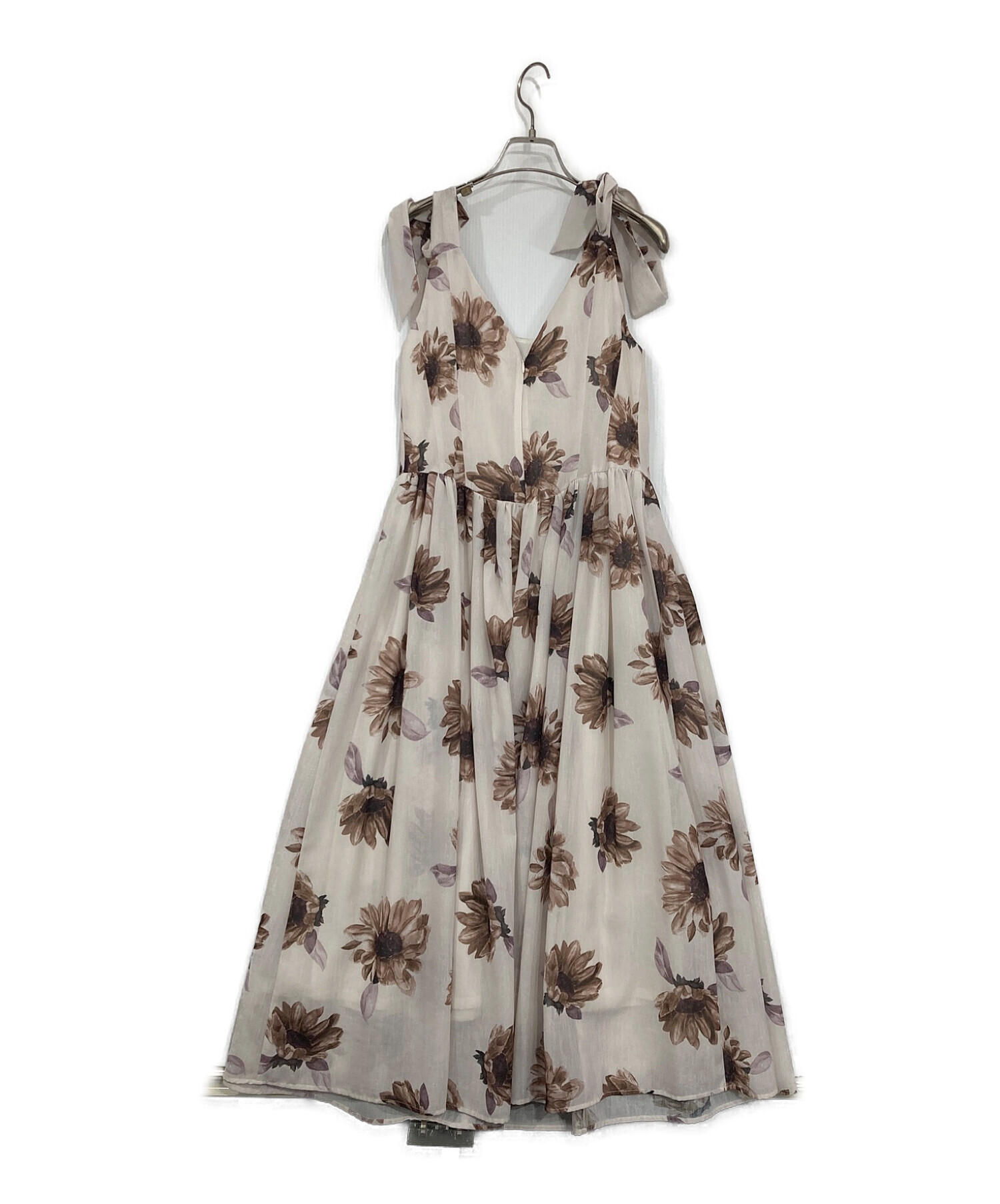 中古・古着通販】HER LIP TO (ハーリップトゥ) Sunflower-printed midi