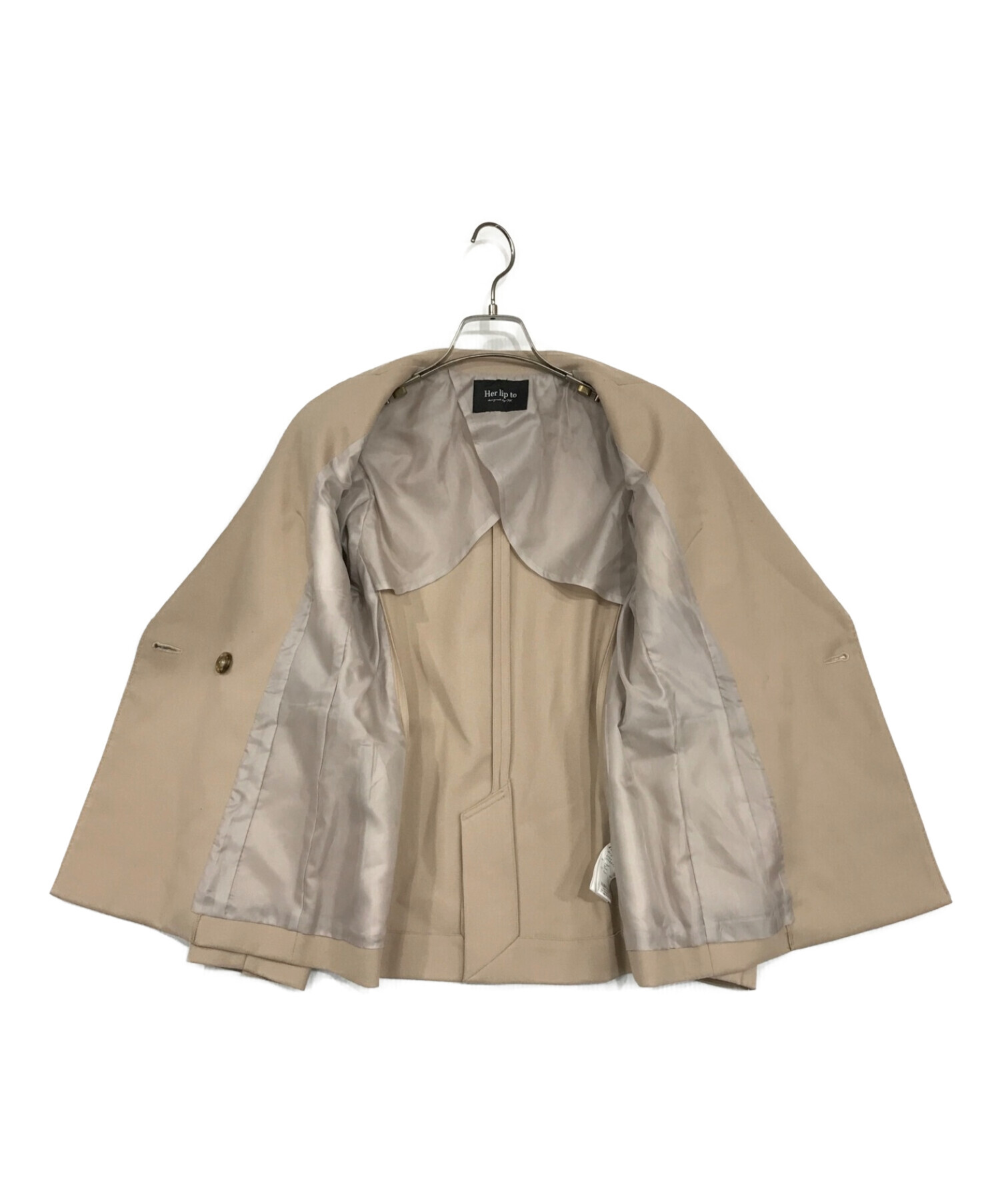 中古・古着通販】HER LIP TO (ハーリップトゥ) Double-breasted Twill