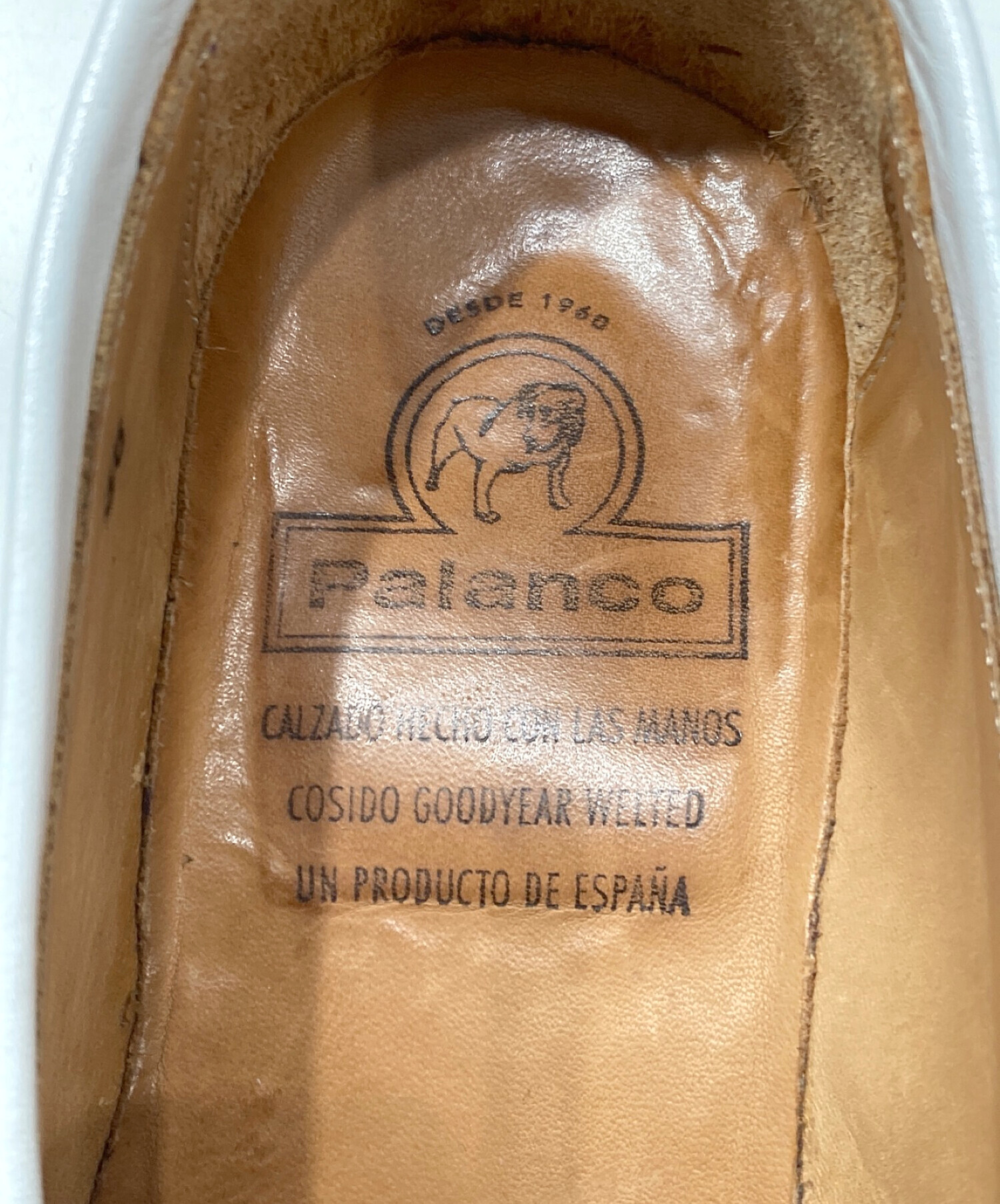 palanco (パランコ) タッセルローファー ホワイト サイズ:SIZE 38