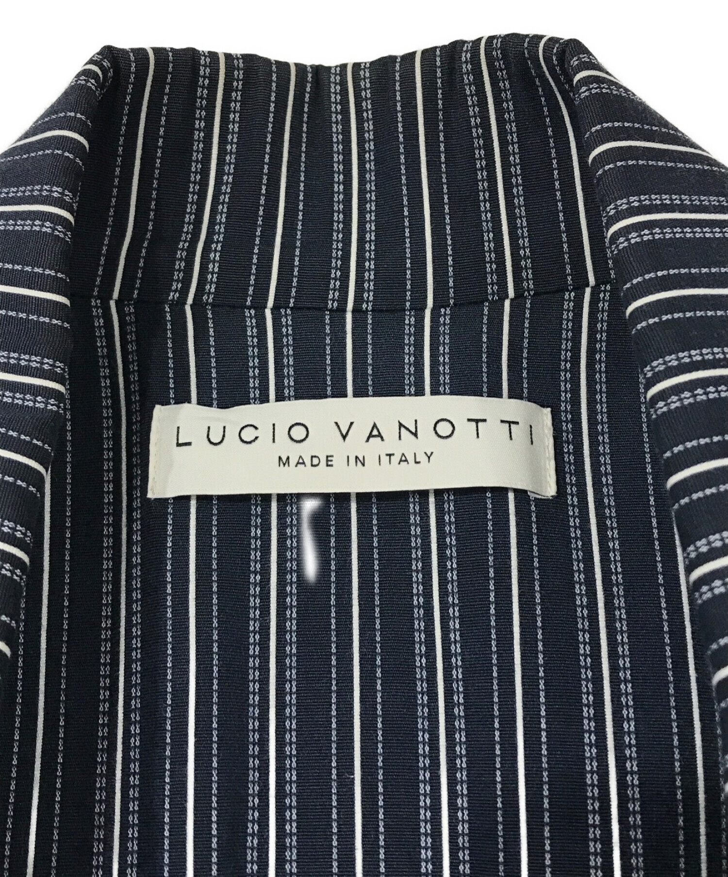 LUCIO VANOTTI (ルーチョ バノッティ) ロングコート ネイビー サイズ:3