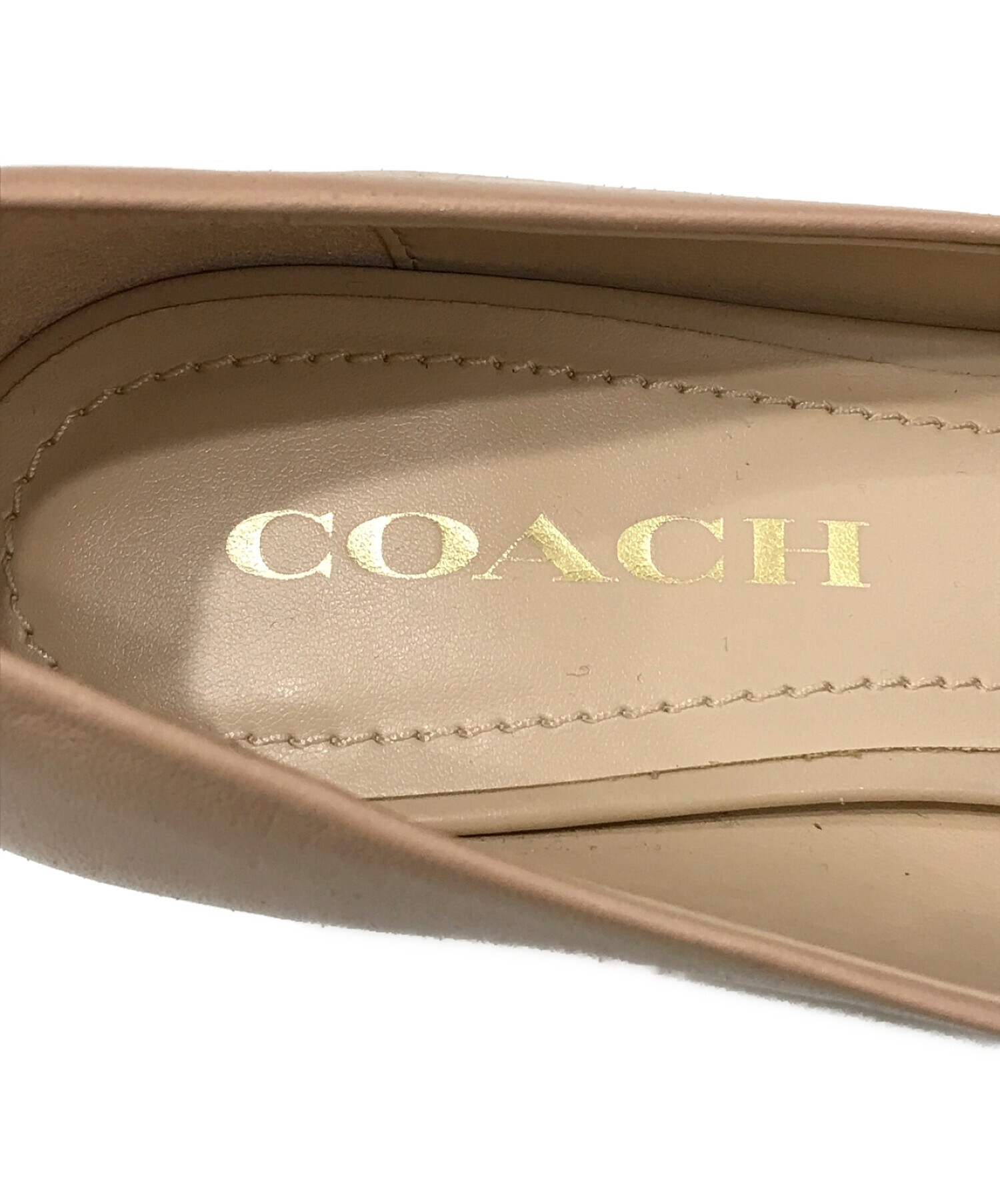 COACH (コーチ) ウィラ パンプス ベージュ サイズ:SIZE　5C