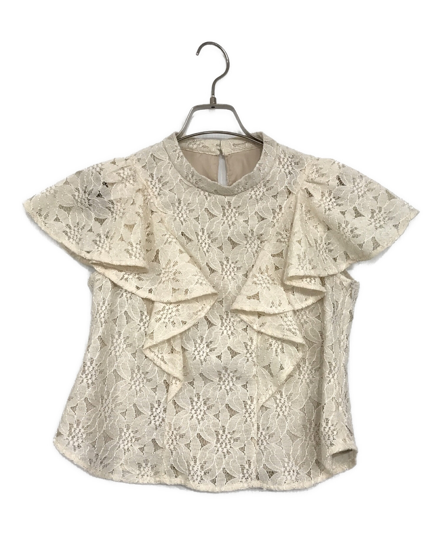 Floral Lace Ruffled Top  Sサイズ