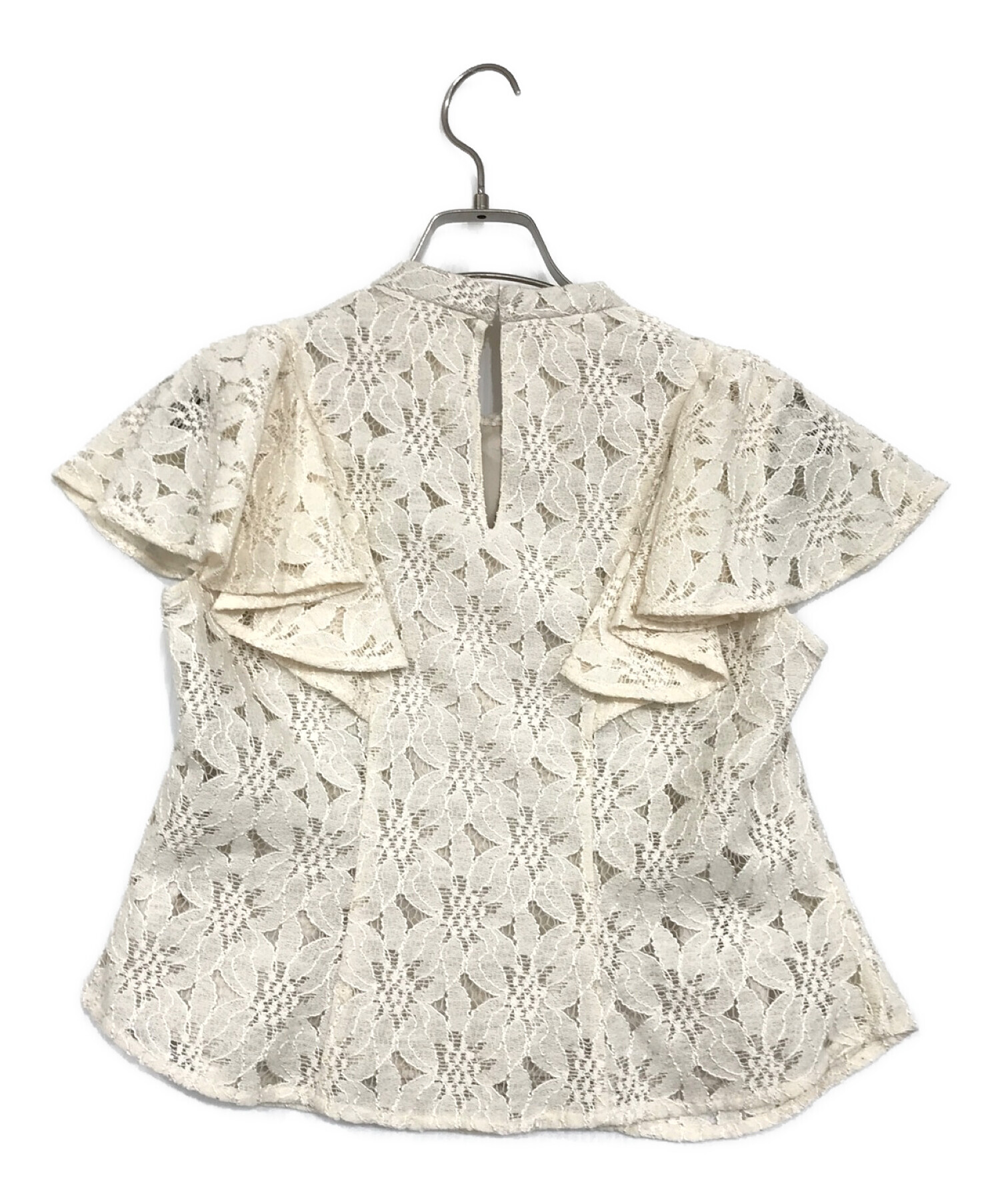 Floral Lace Ruffled Top  Sサイズ