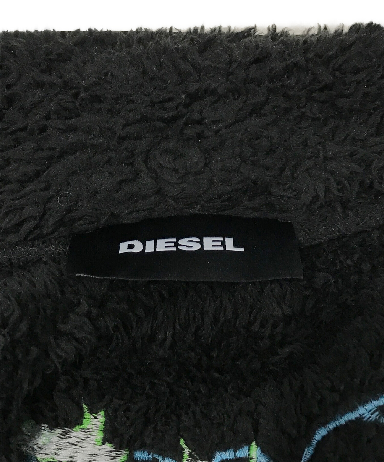 DIESEL (ディーゼル) フリースジャケット ブラック サイズ:SIZE　S