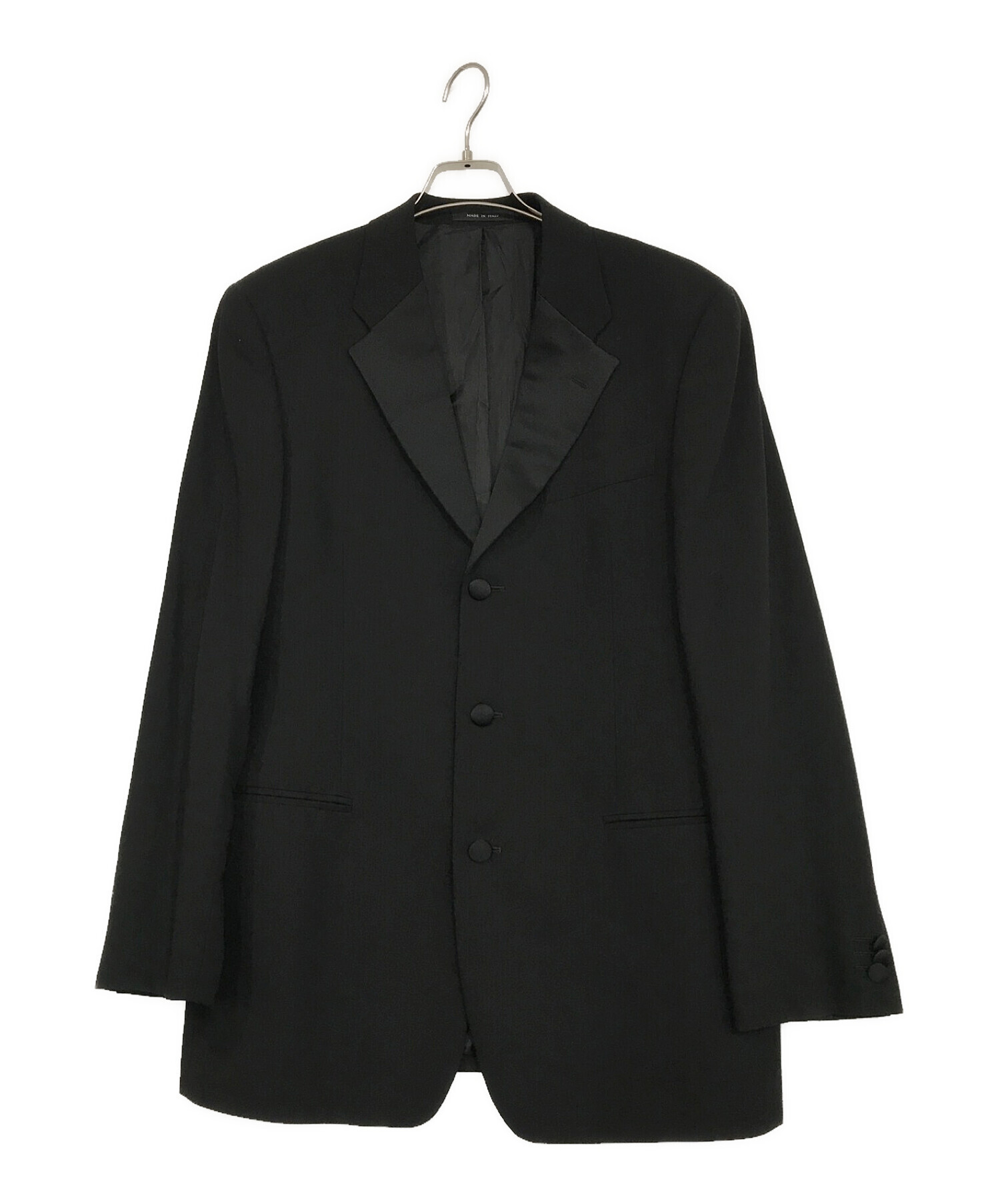 EMPORIO ARMANI (エンポリオアルマーニ) セットアップディナージャケット ブラック サイズ:46