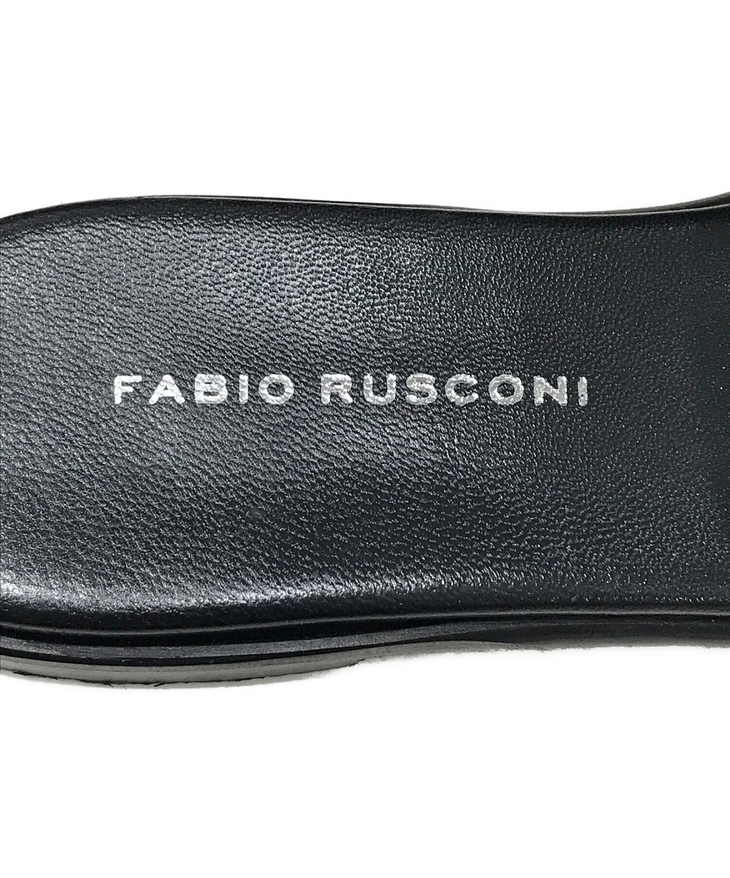 FABIO RUSCONI (ファビオ ルスコーニ) スタッズフラットサンダル ブラック サイズ:SIZE　36