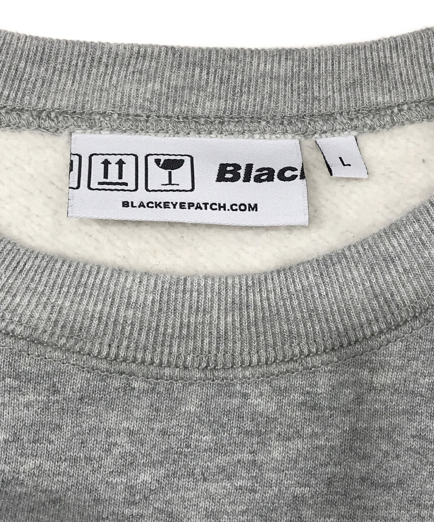 BlackEyePatch (ブラックアイパッチ) スウェット グレー サイズ:SIZE　L