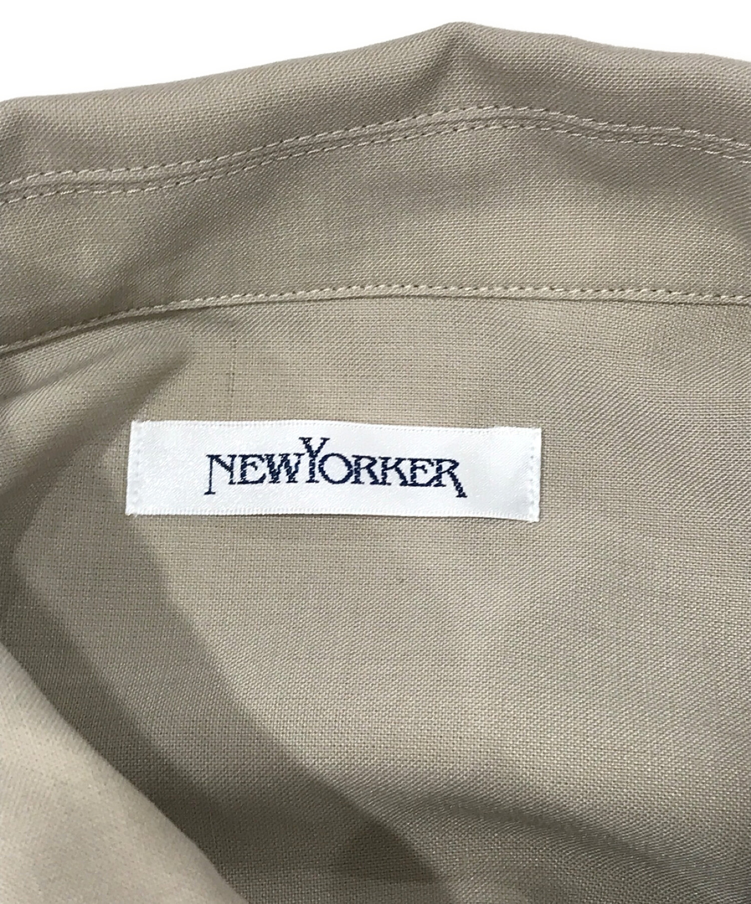 中古・古着通販】NEWYORKER (ニューヨーカー) TWマットクレープシャツ