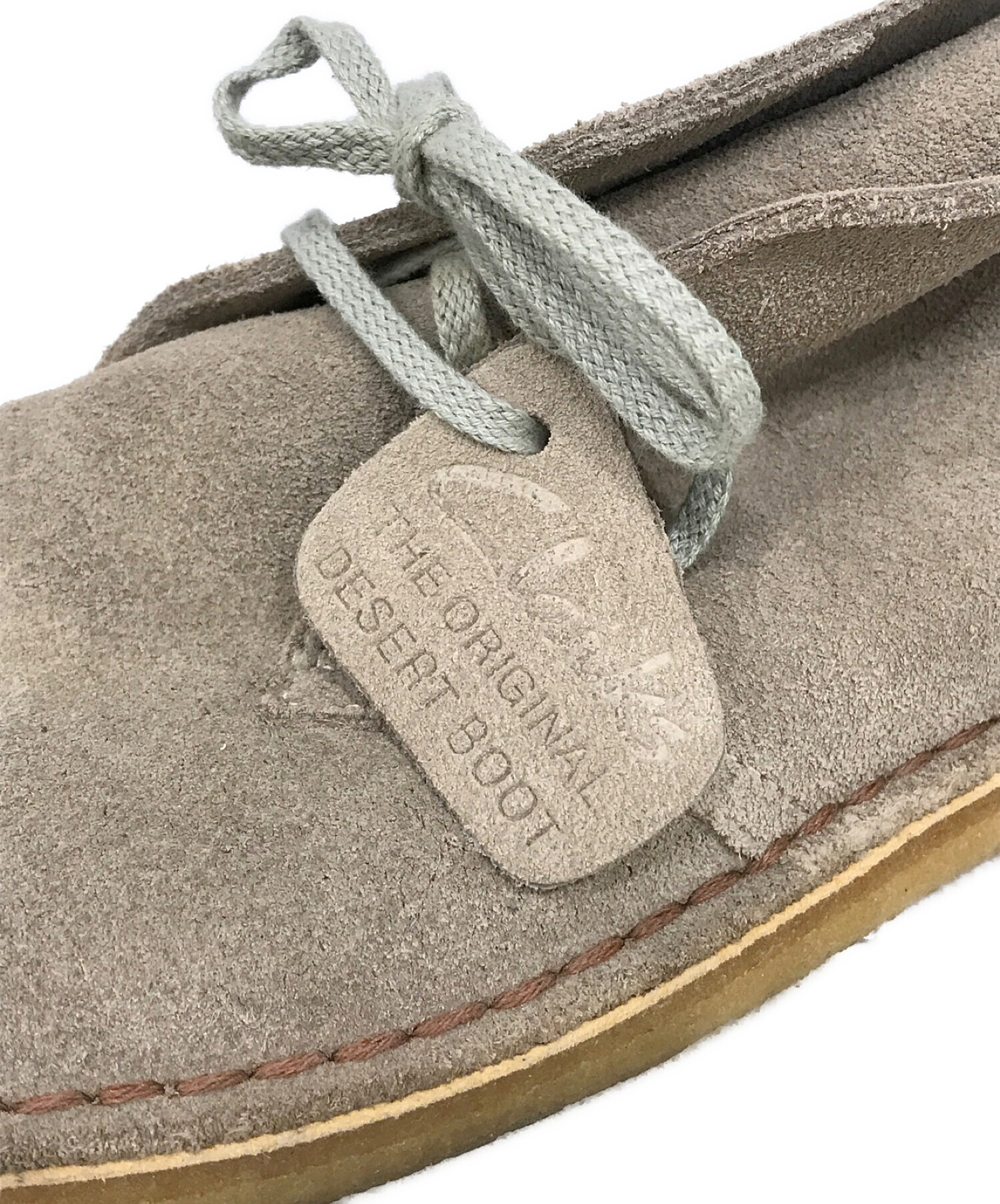 中古・古着通販】CLARKS (クラークス) デザートブーツ ベージュ