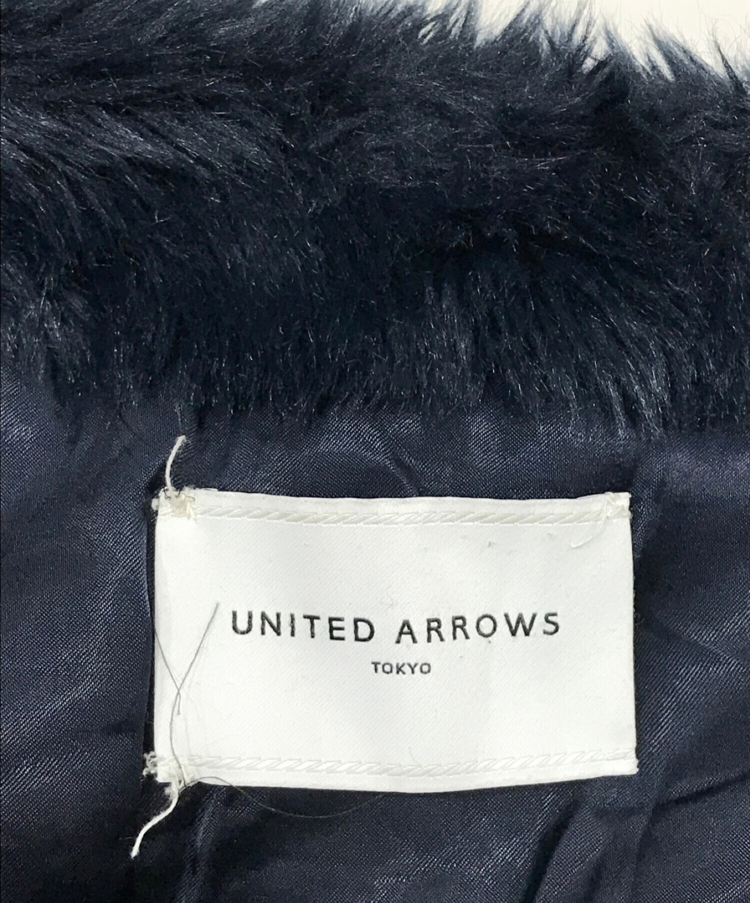 UNITED ARROWS (ユナイテッドアローズ) ファージャケット ネイビー サイズ:SIZE 36