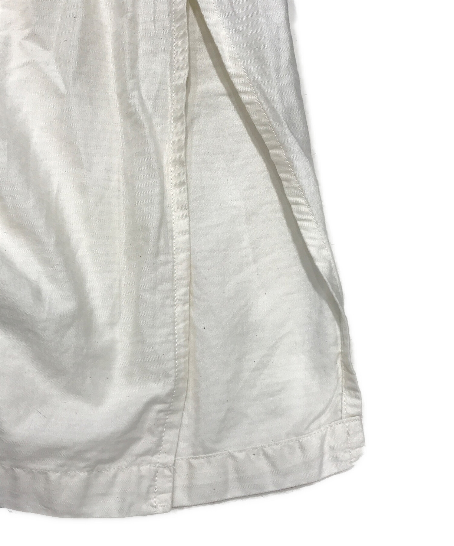 FWk Engineered Garments (エフダブリューケーエンジニアードガーメンツ) フロントボタンスカート ホワイト サイズ:SIZE 1