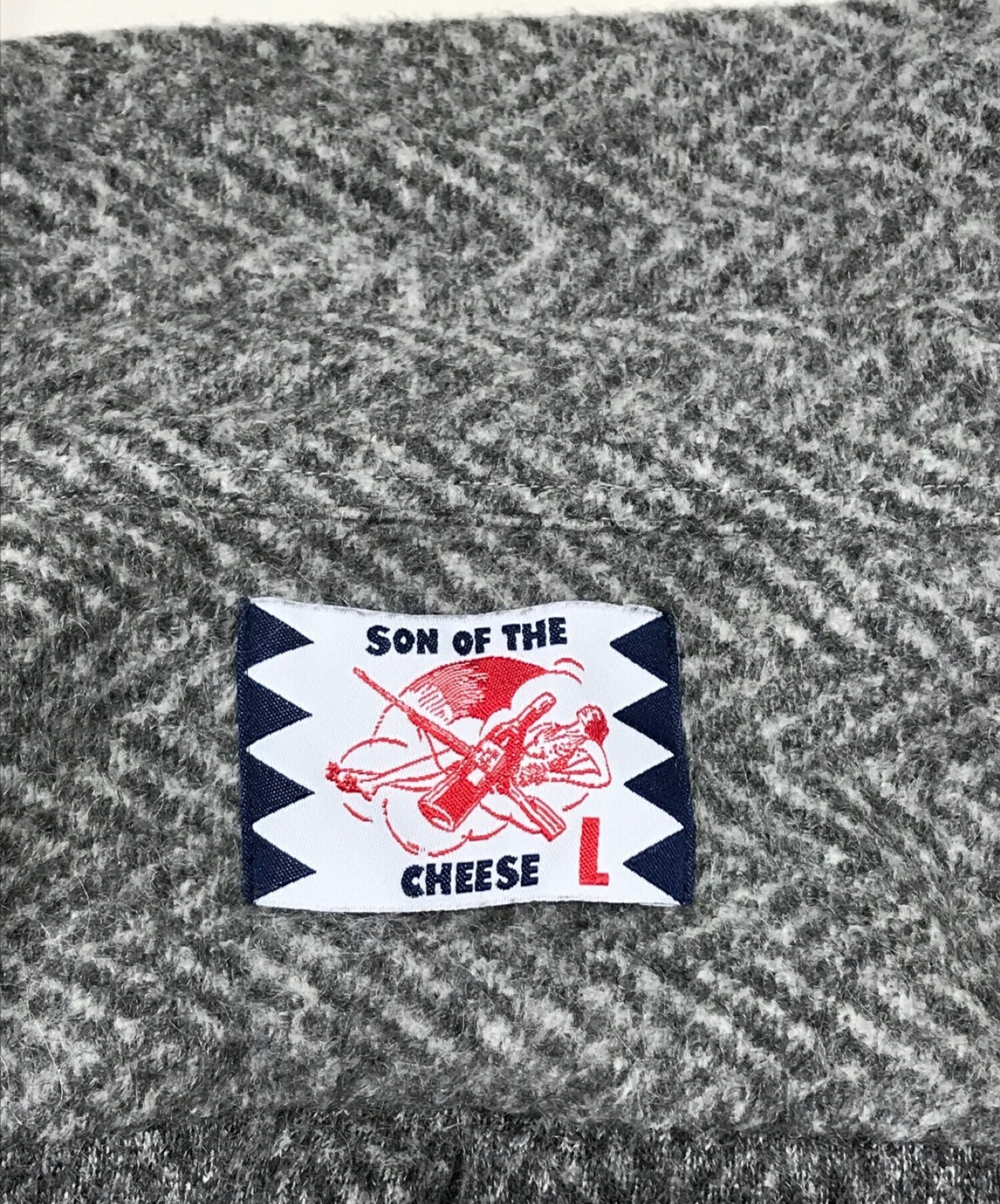 中古・古着通販】son of the cheese (（サノバチーズ）) ウールジャケット グレー サイズ:SIZE L｜ブランド・古着通販  トレファク公式【TREFAC FASHION】スマホサイト