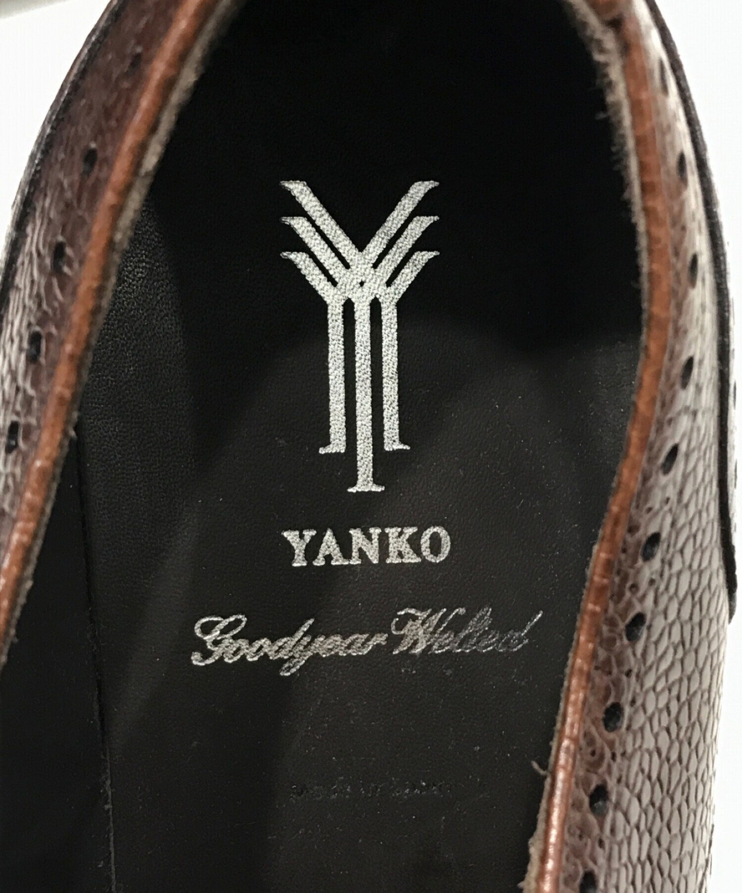 YANKO サイズ7 1/2 セブンハーフ 革靴 紳士靴ドレス/ビジネス - ドレス