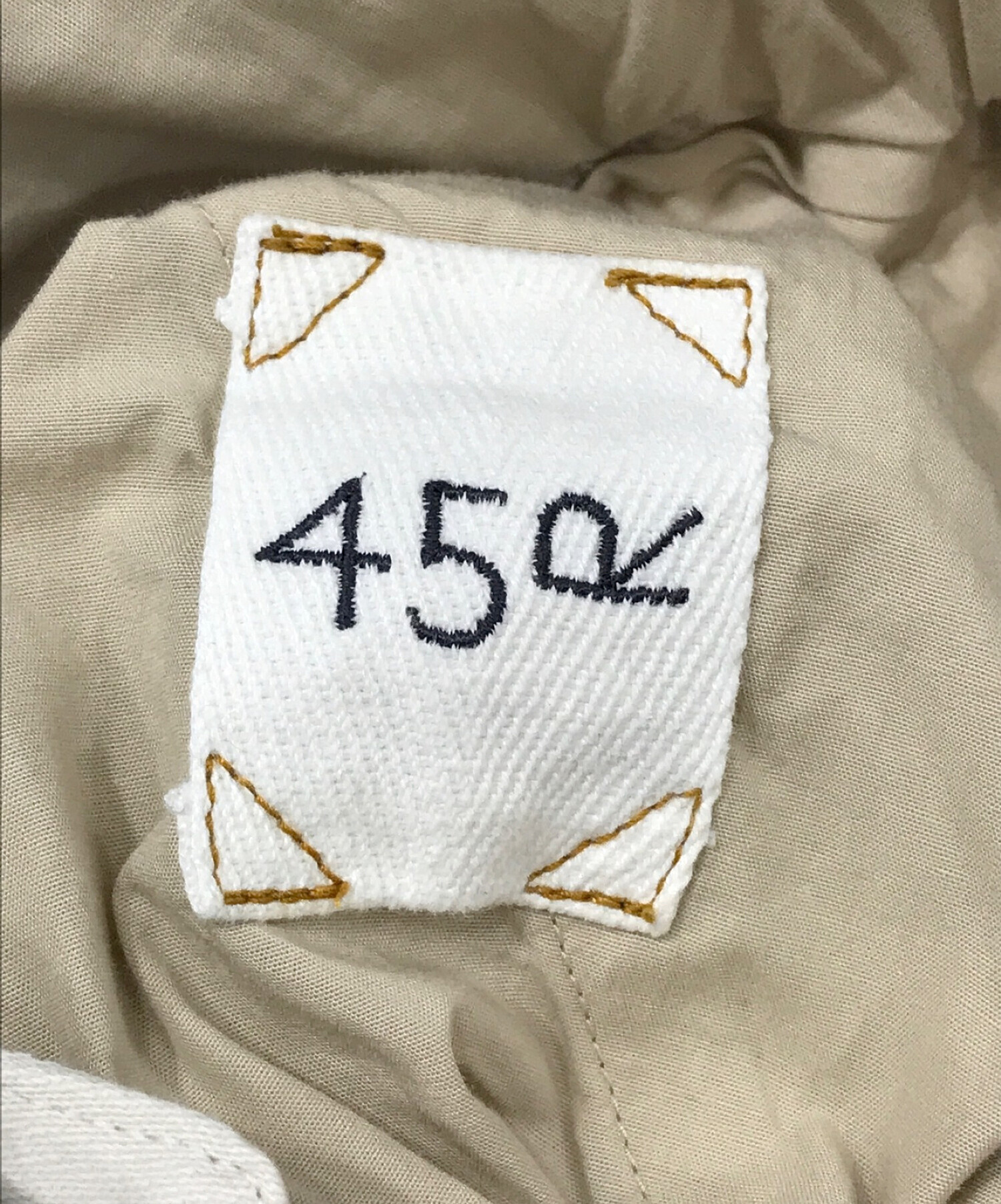 45R (フォーティーファイブアール) おこめサテンのチーゴスカート ベージュ サイズ:表記無し