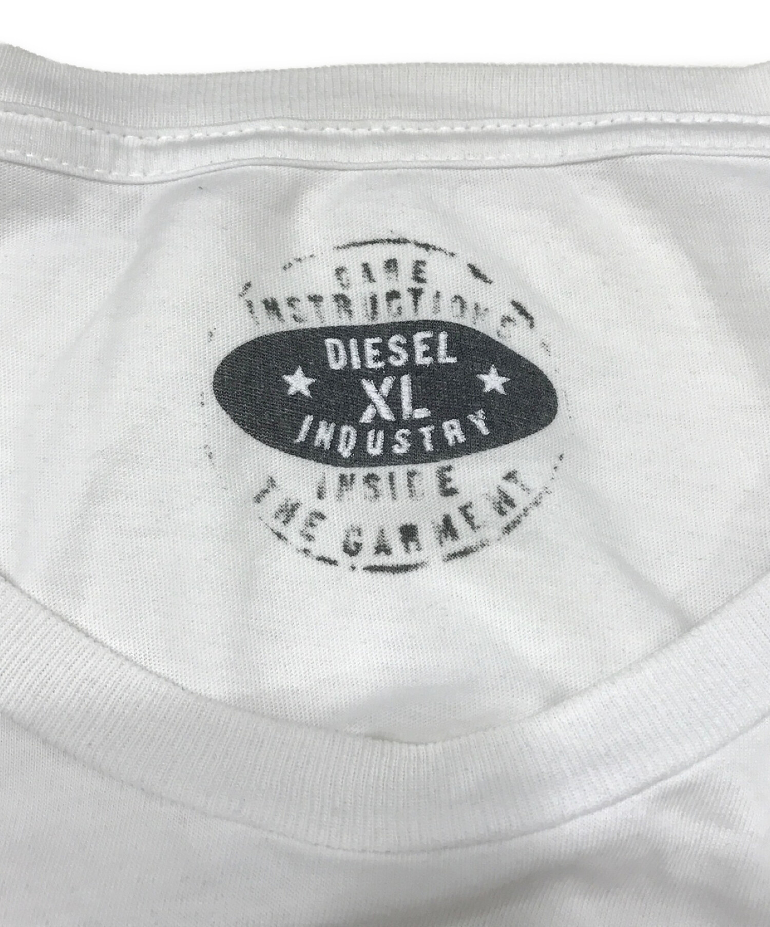 DIESEL (ディーゼル) プリントTシャツ ホワイト サイズ:SIZE　XL