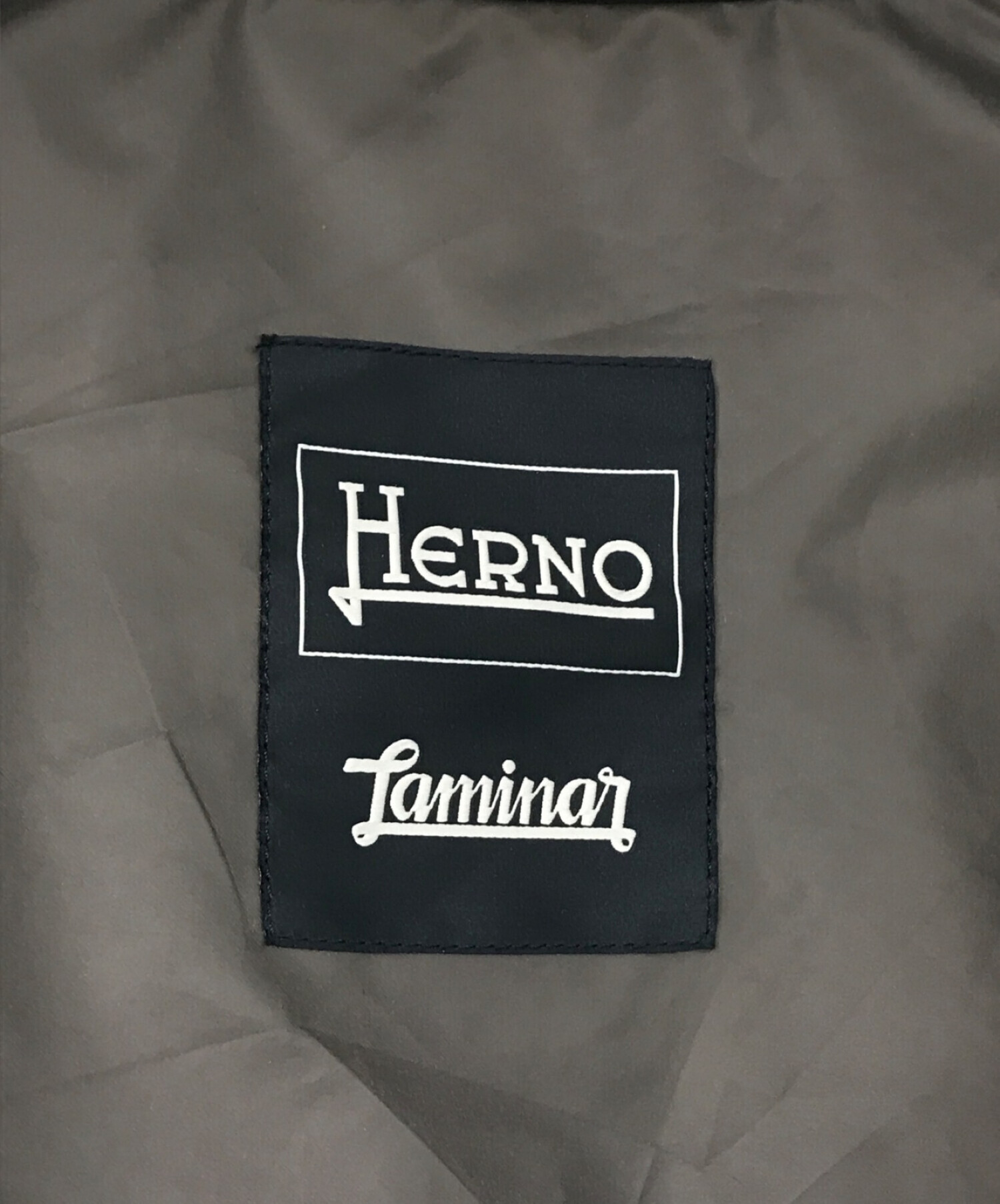 中古・古着通販】HERNO (ヘルノ) Laminar パーカーブルゾン ブラック