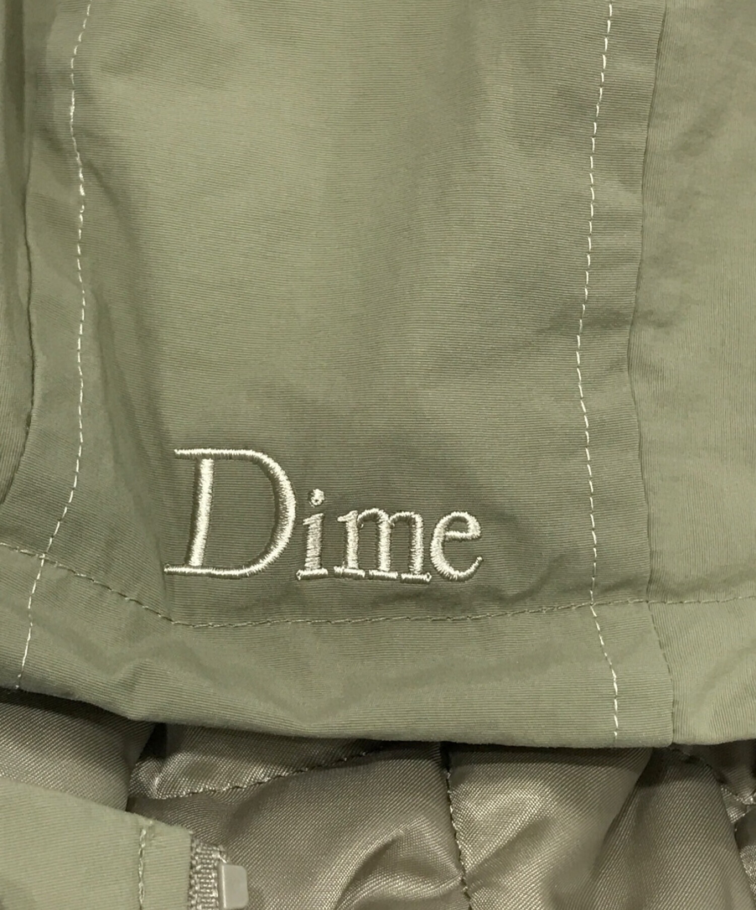 中古・古着通販】Dime (ダイム) QUILTED HOODED JACKET ベージュ