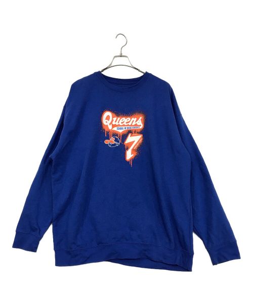 【中古・古着通販】SCHOOL OF HARD KNOCKS (スクールオブハードノックス) プリントスウェット ブルー サイズ:SIZE  2XL｜ブランド・古着通販 トレファク公式【TREFAC FASHION】スマホサイト