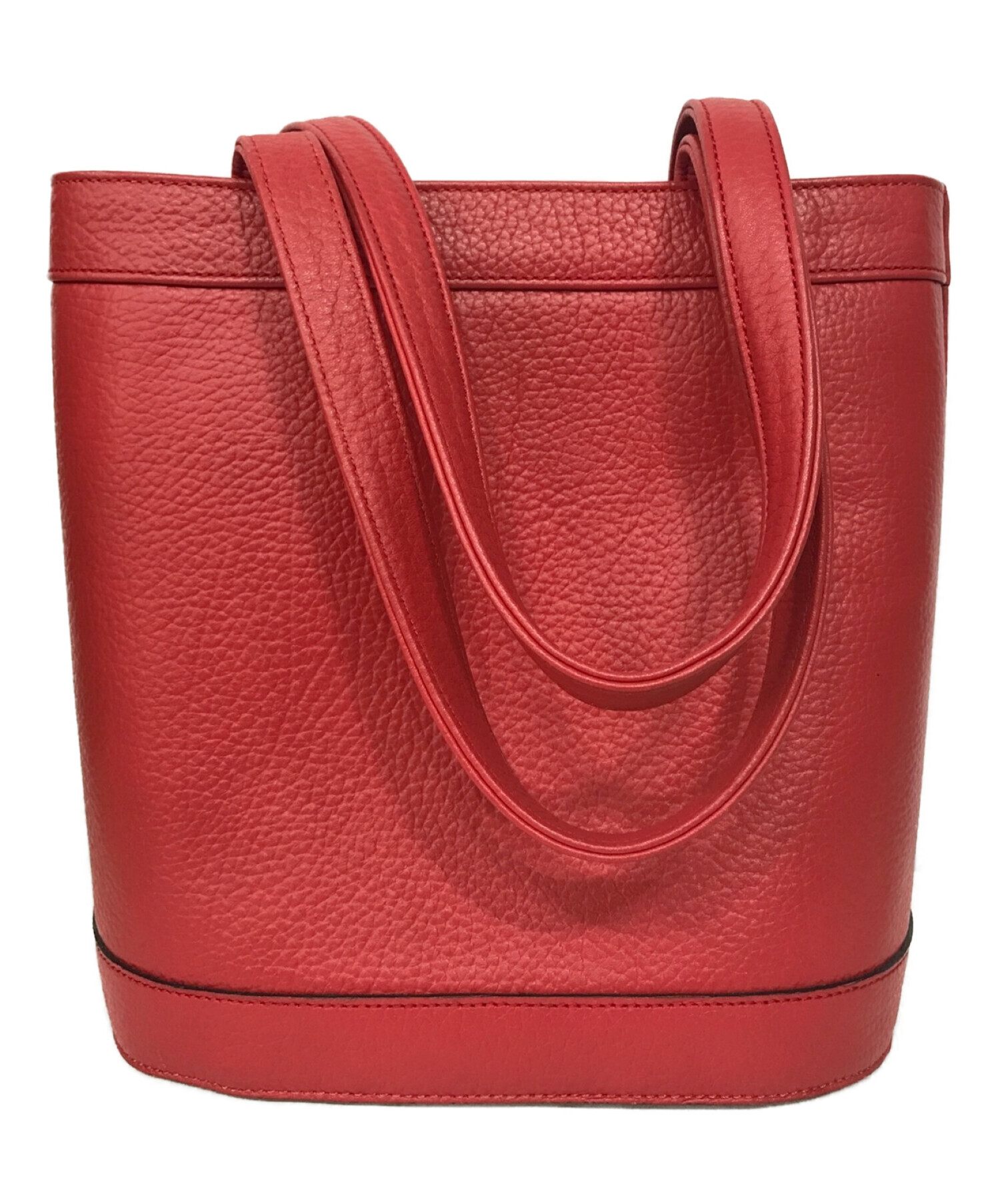 ◆超美品◆ ハイクラス HIGH CLASS ハンドバッグ 鞄 レザー 赤系