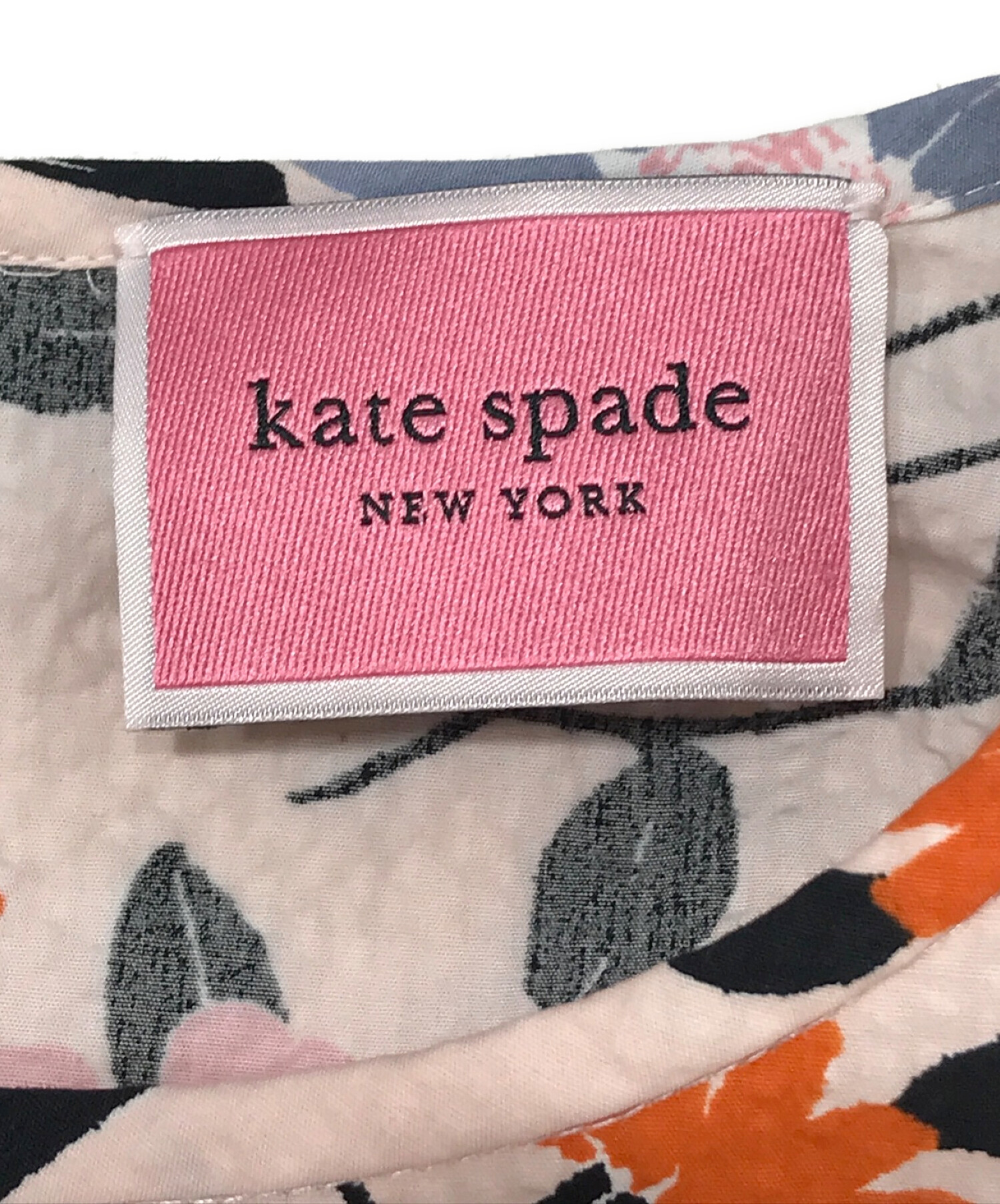 Kate Spade (ケイトスペード) 花柄ワンピース ピンク サイズ:SIZE XS