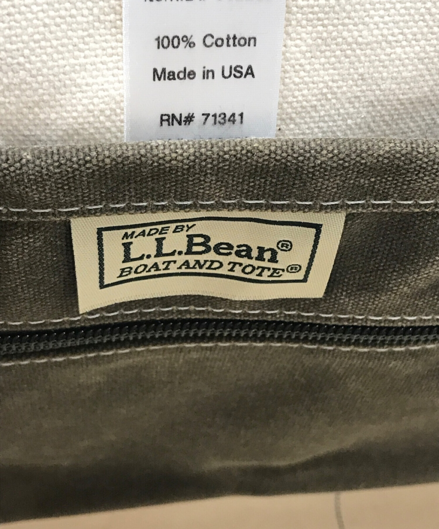 L.L.Bean (エルエルビーン) トートバッグ アイボリー