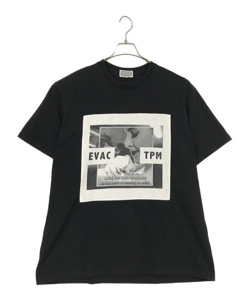 【中古・古着通販】C.E (シーイー) プリントTシャツ ブラック サイズ 