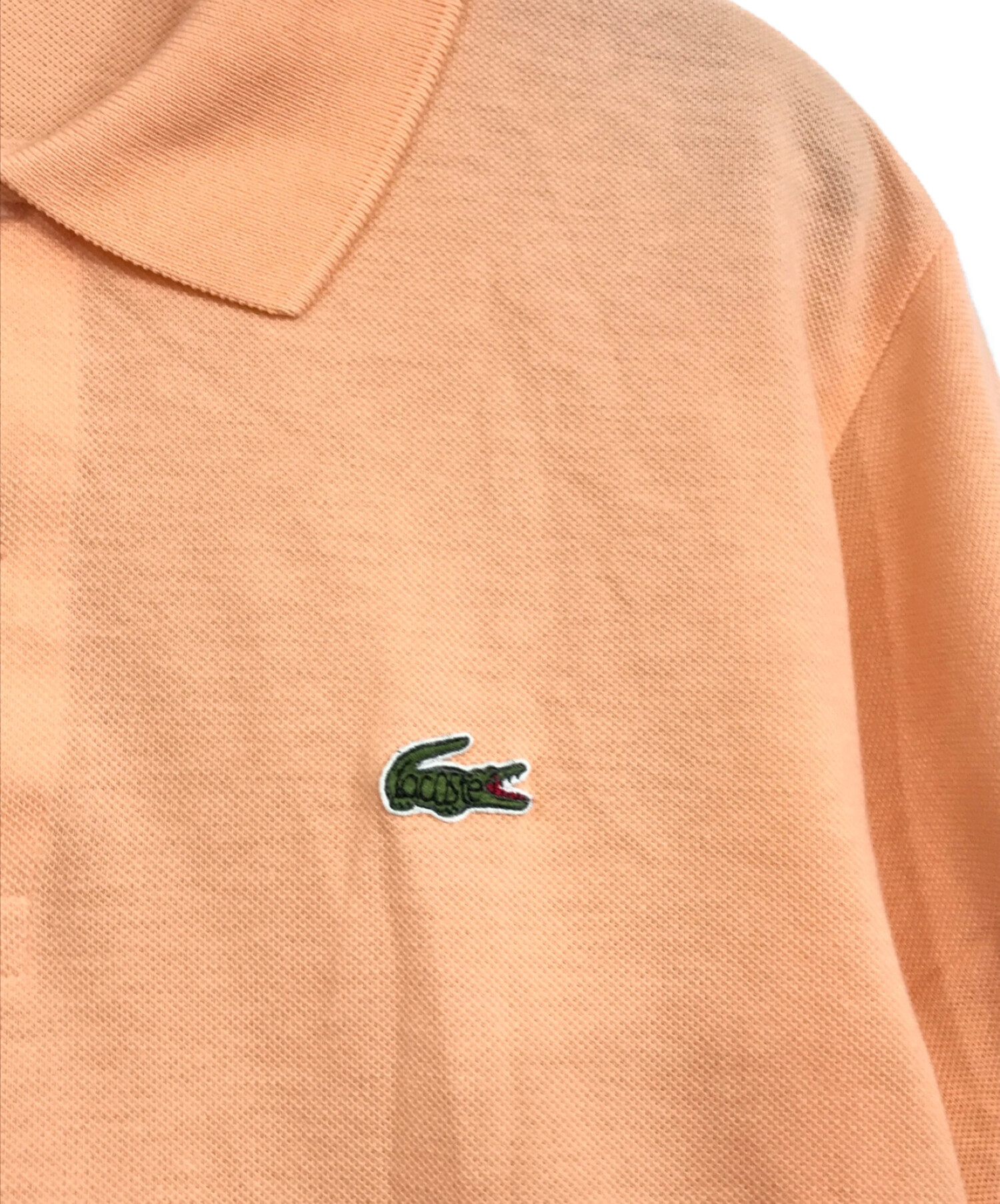 CHEMISE LACOSTE (シュミーズ ラコステ) ポロシャツ オレンジ サイズ:SIZE 4