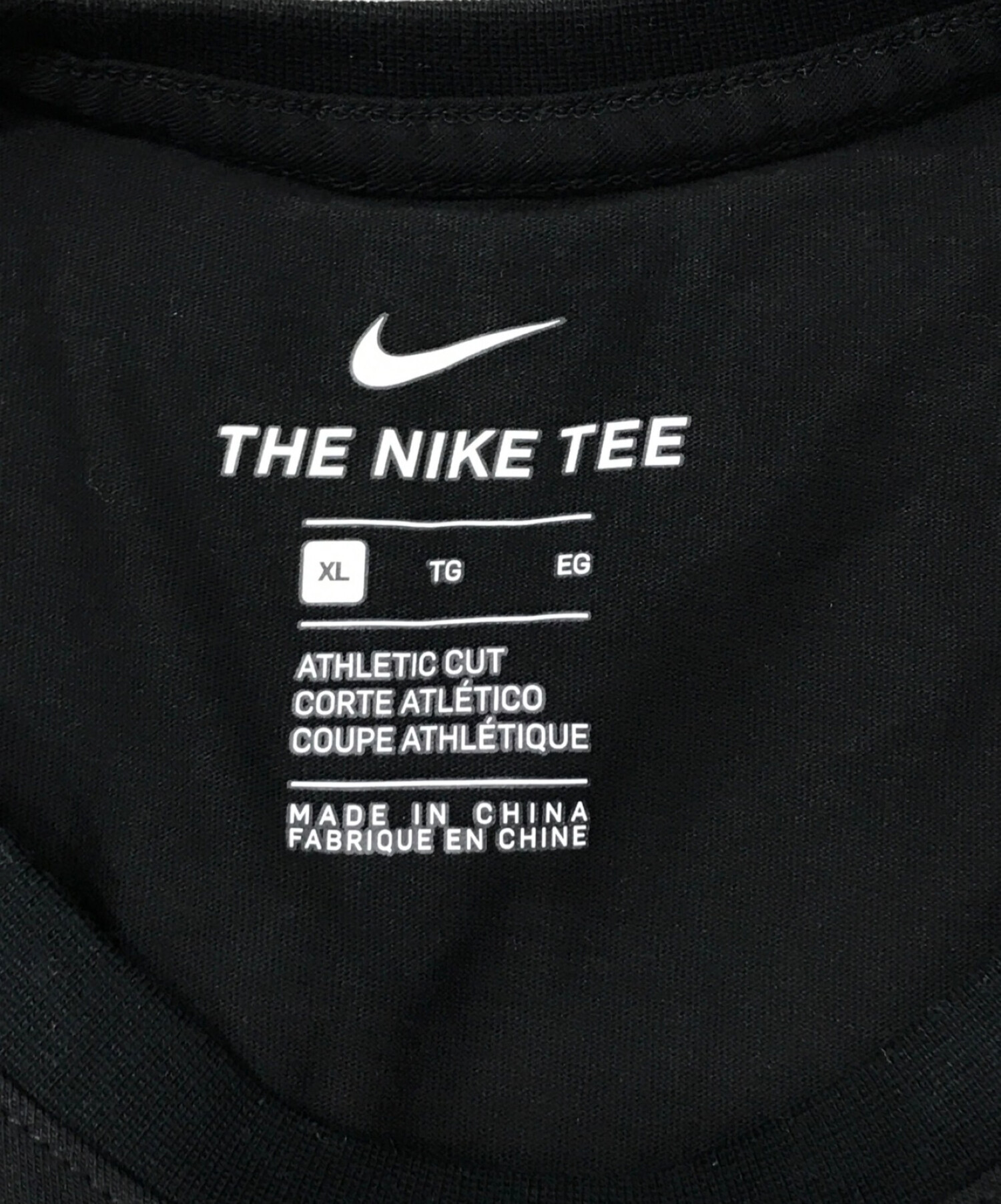 中古・古着通販】NIKE (ナイキ) Tシャツ ブラック サイズ:SIZE XL ...