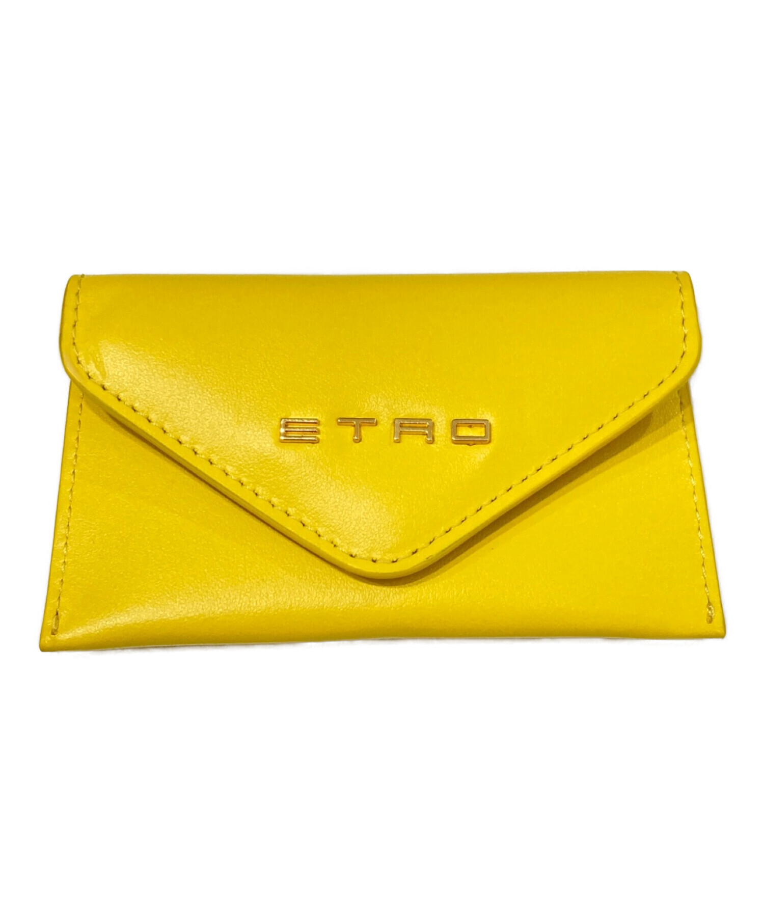 ETRO (エトロ) カードケース イエロー