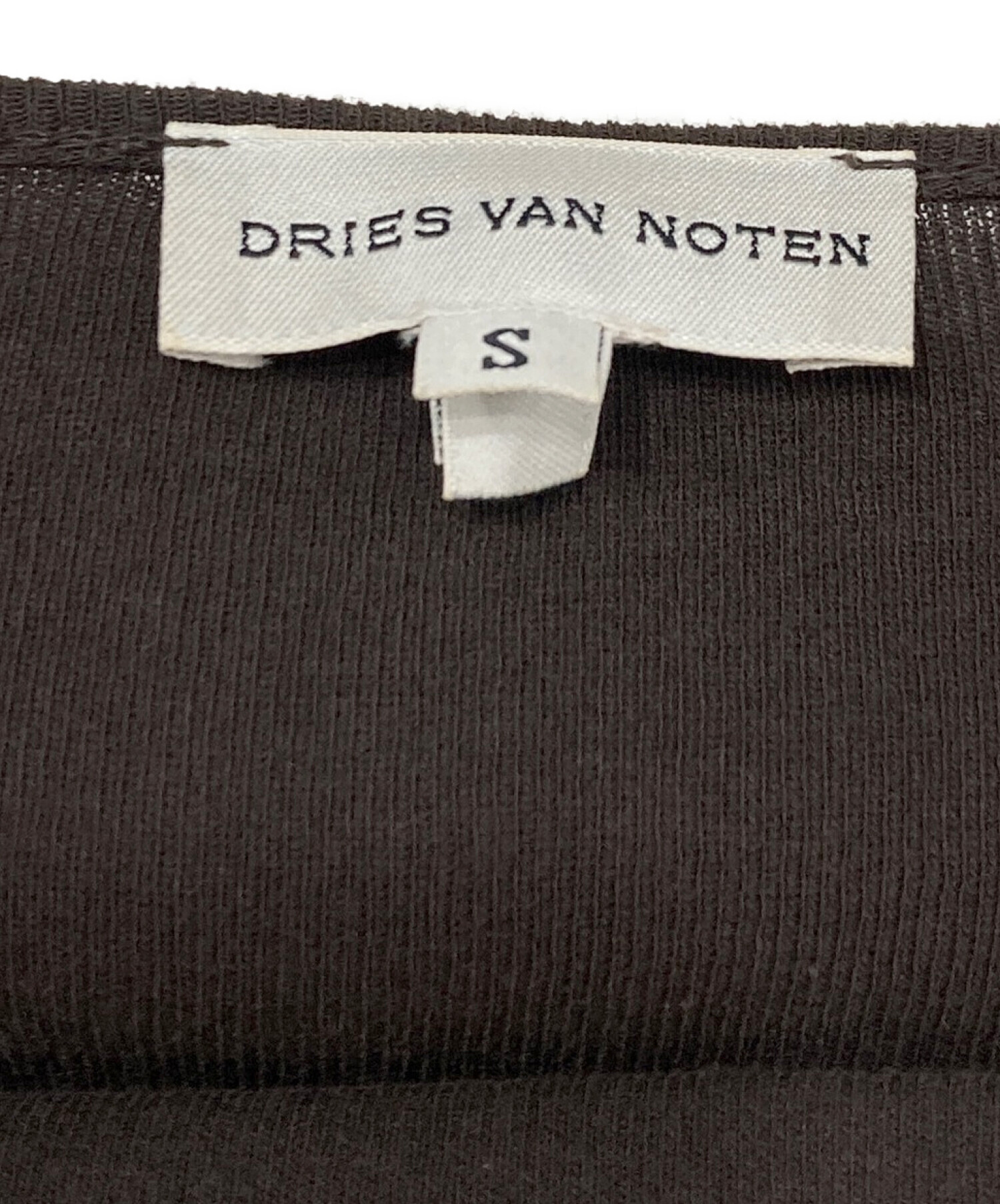 DRIES VAN NOTEN (ドリスヴァンノッテン) キャミソールワンピース ブラウン サイズ:SIZE　S