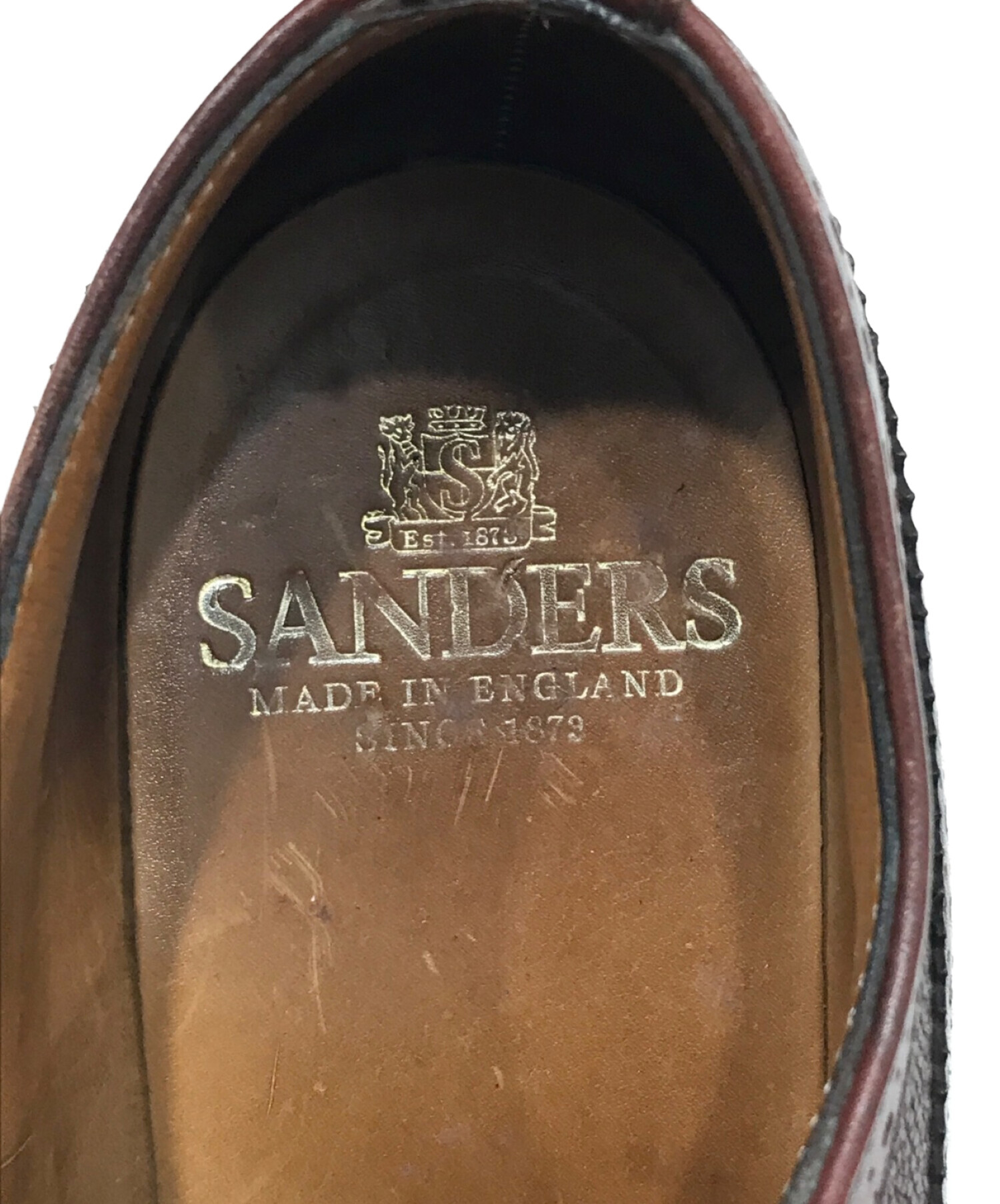 中古・古着通販】SANDERS (サンダース) メダリオンレザーシューズ ブラウン サイズ:SIZE 7 1/2 E｜ブランド・古着通販  トレファク公式【TREFAC FASHION】スマホサイト