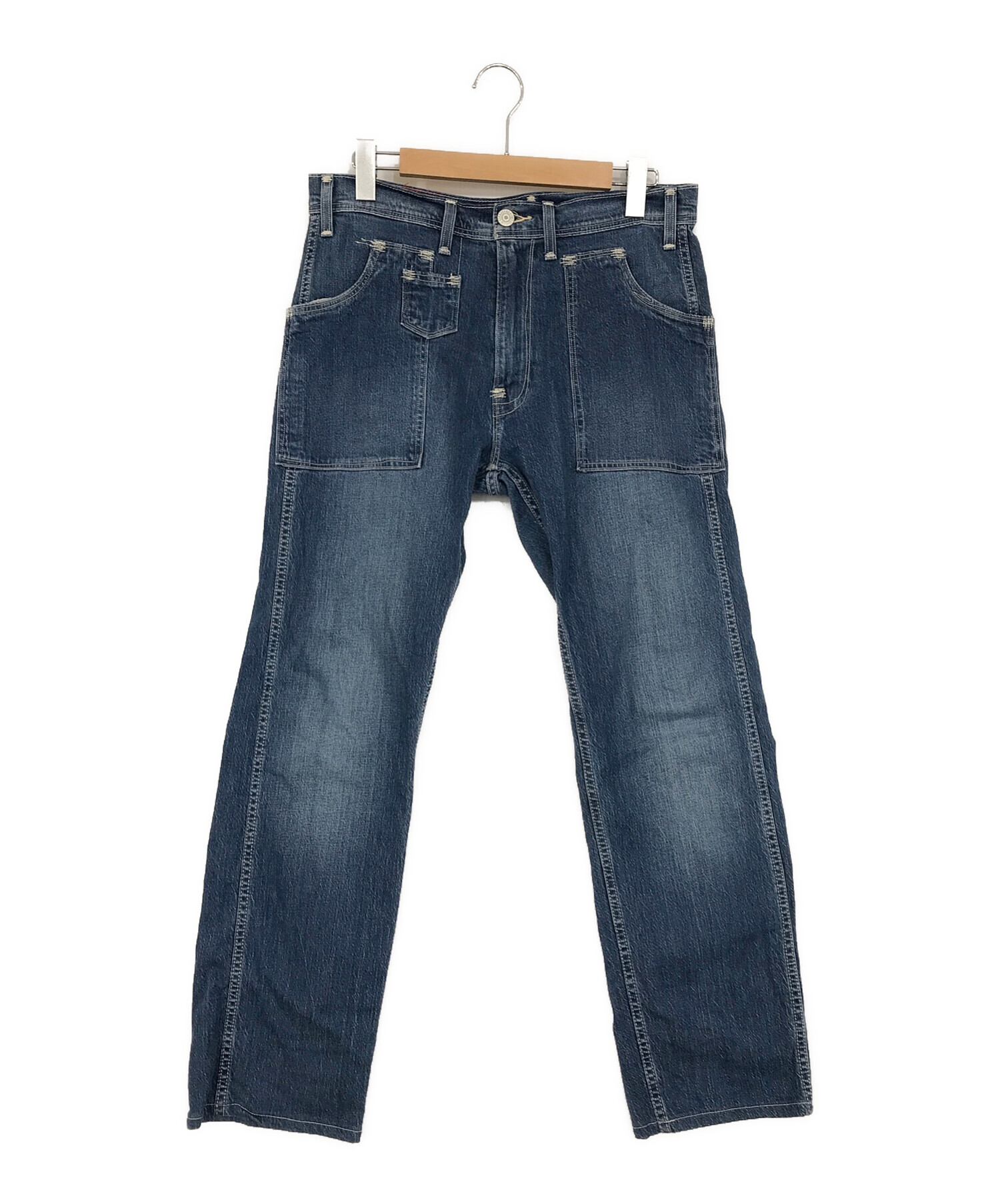 LEVI'S RED (リーバイス レッド) ユーティリティージーンズ ストレッチデニム インディゴ サイズ:SIZE W33