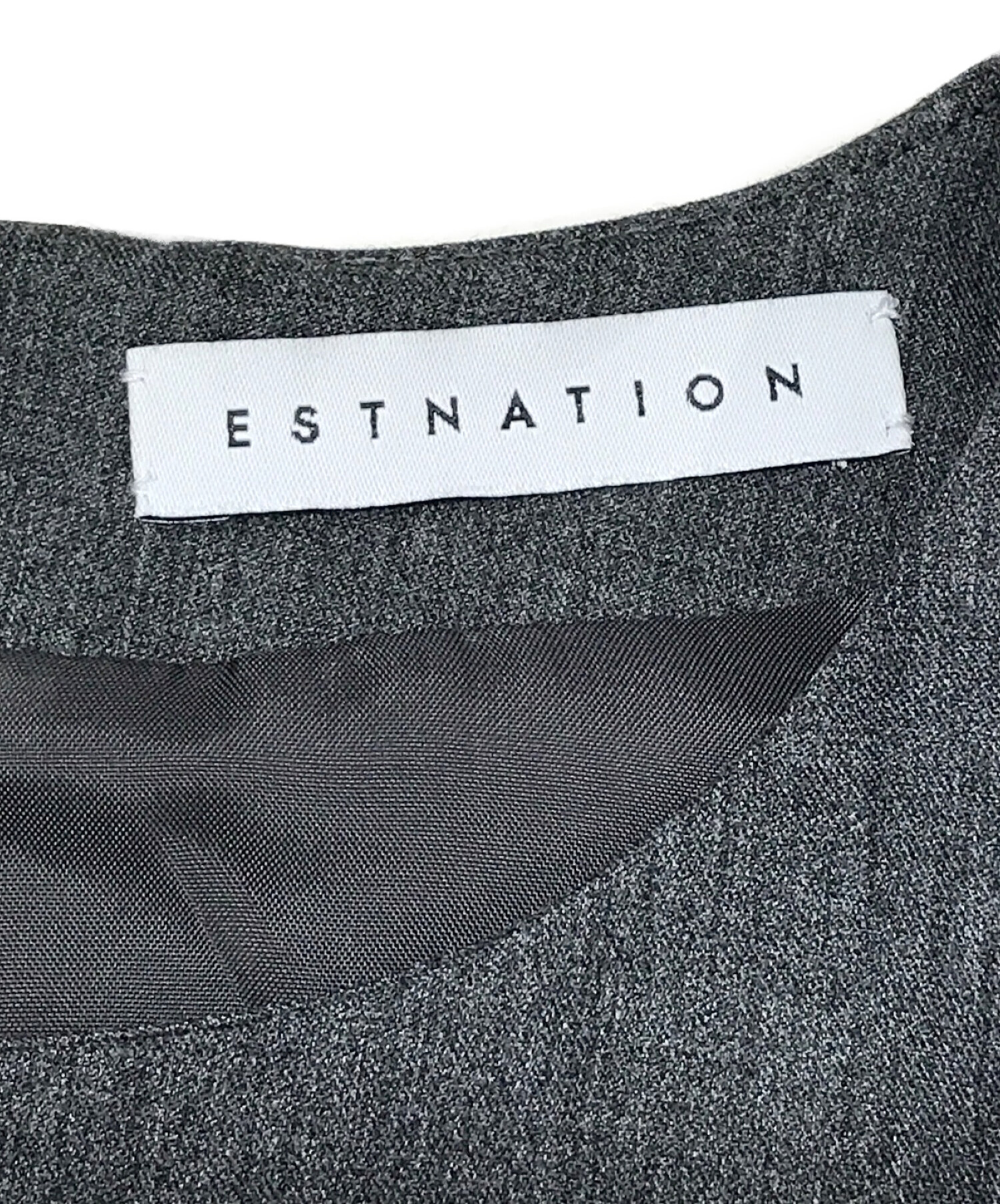 中古・古着通販】ESTNATION (エストネーション) オールインワン グレー