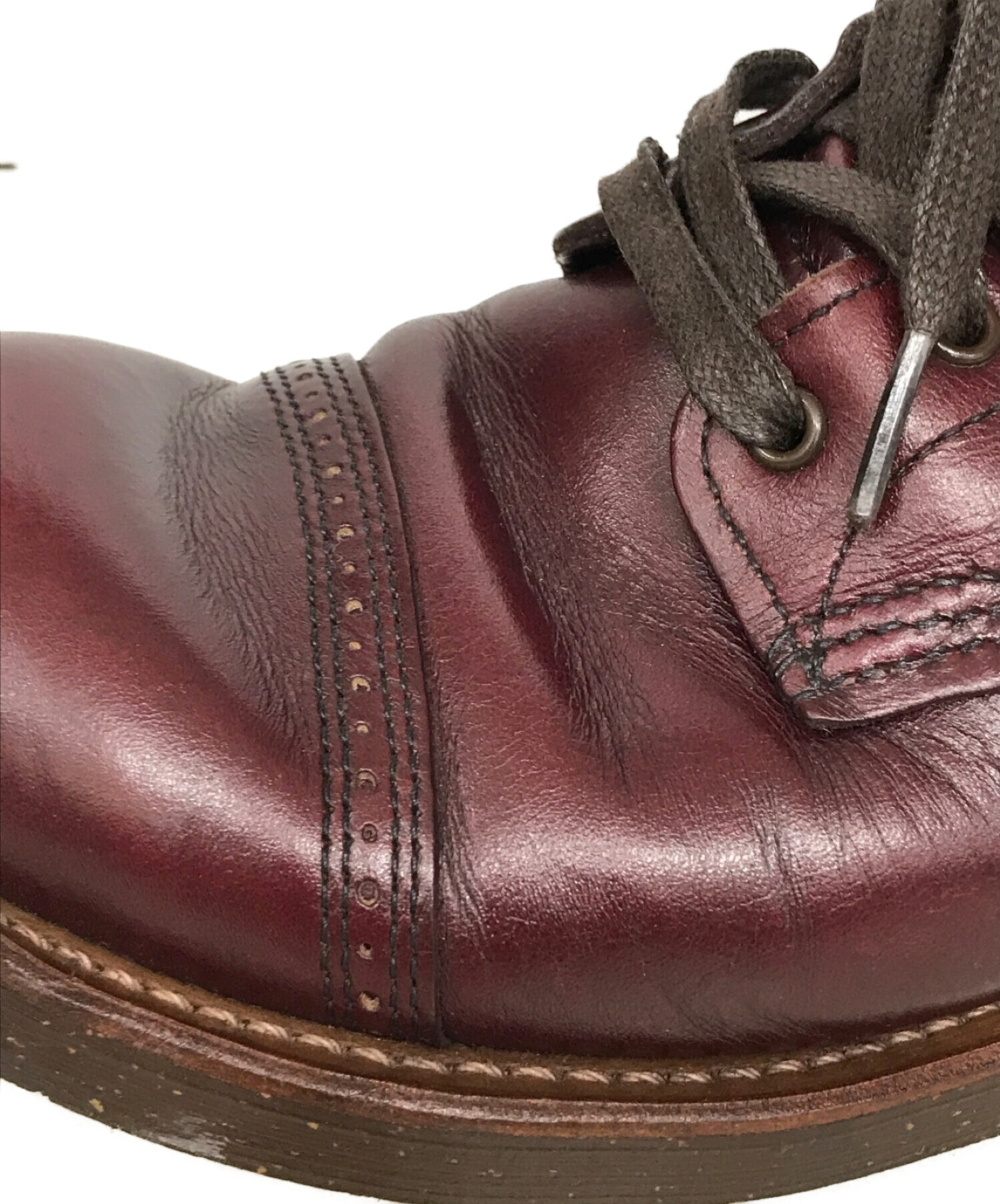 RED WING (レッドウィング) アイアンレンジ・マンソンブーツ バーガンディー サイズ:SIZE　US8.5