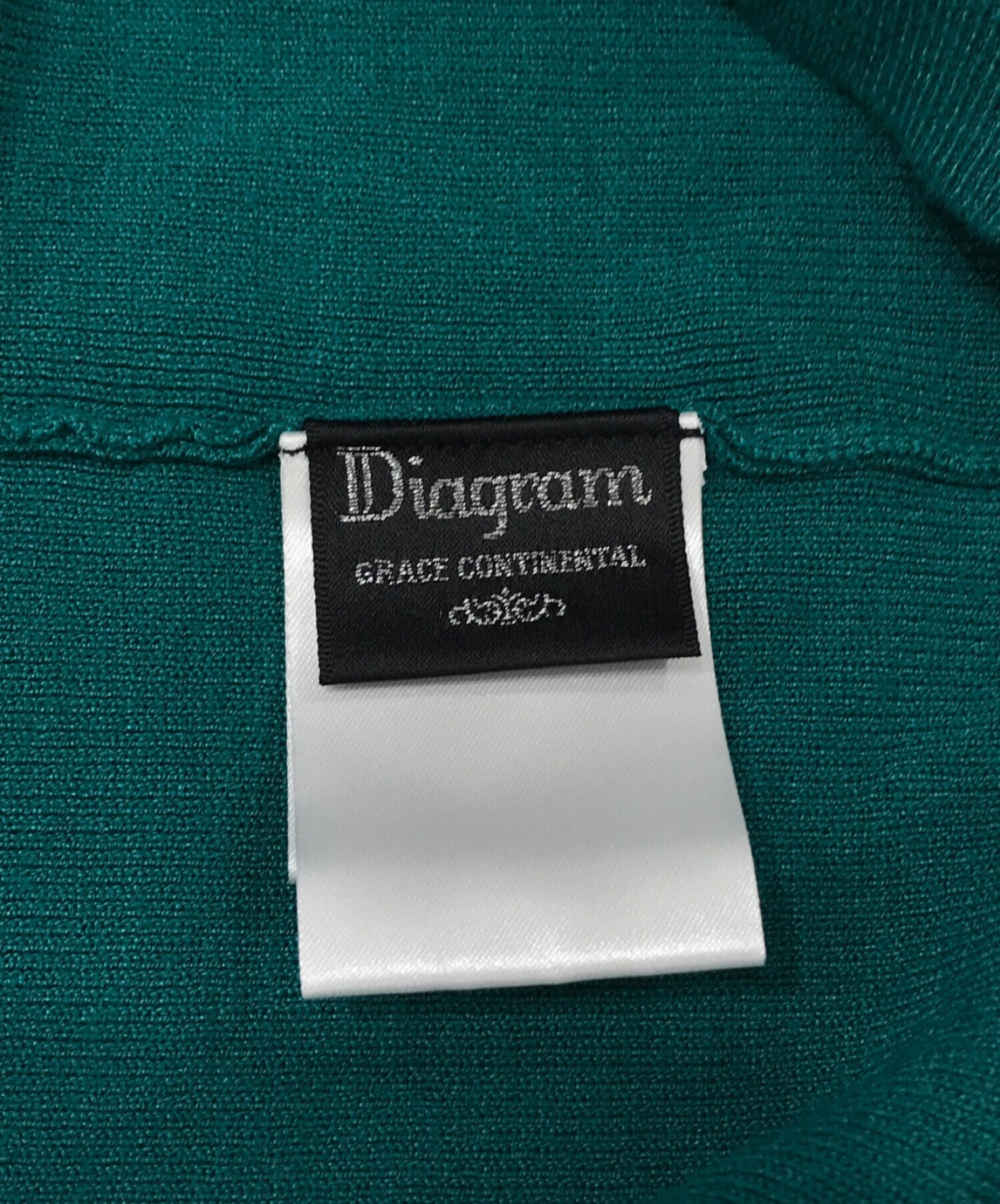 Diagram GRACE CONTINENTAL (ダイアグラム グレースコンチネンタル) ノースリーブニット グリーン サイズ:SIZE 36