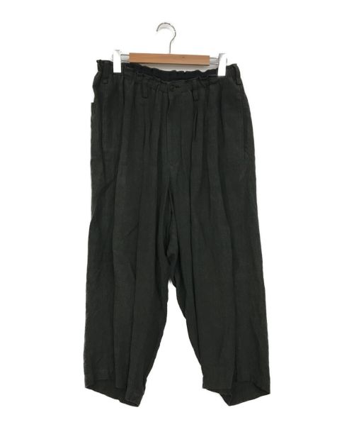 【中古・古着通販】Yohji Yamamoto pour homme (ヨウジヤマモト プールオム) リネンワイドパンツ カーキ サイズ:SIZE  2｜ブランド・古着通販 トレファク公式【TREFAC FASHION】スマホサイト