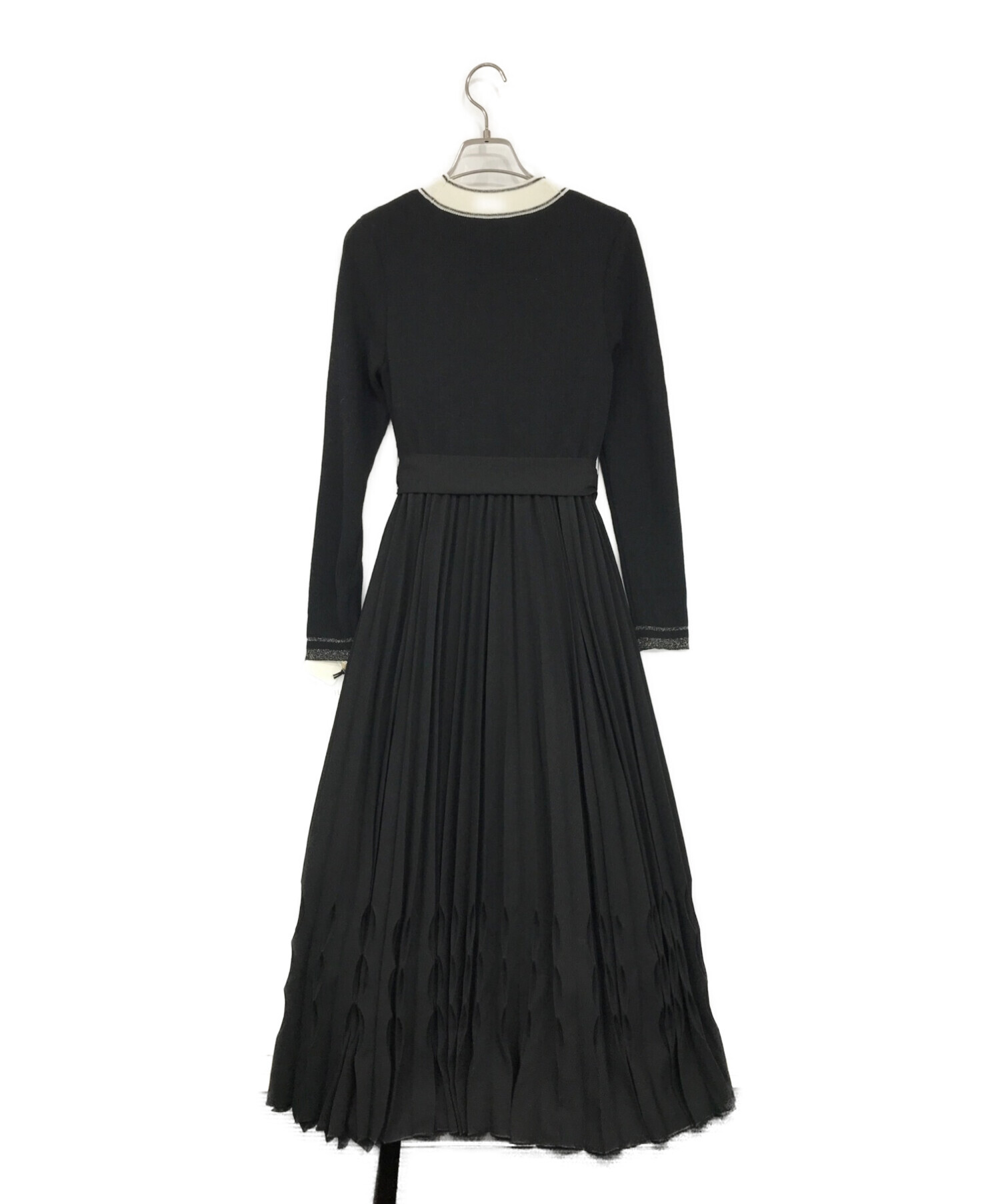 HER LIP TO (ハーリップトゥ) Saint Honore Long Dress ブラック サイズ:SIZE S