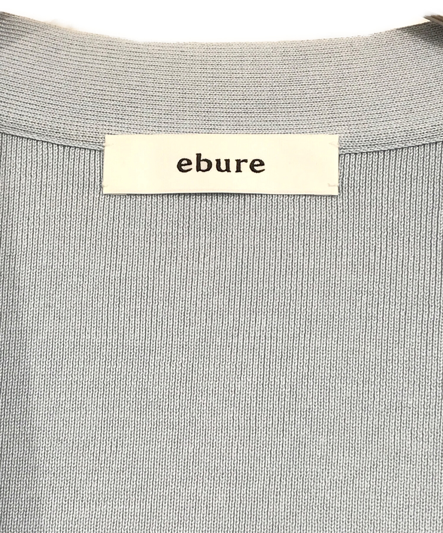 中古・古着通販】ebure (エブール) シルクコットンVネックカーディガン