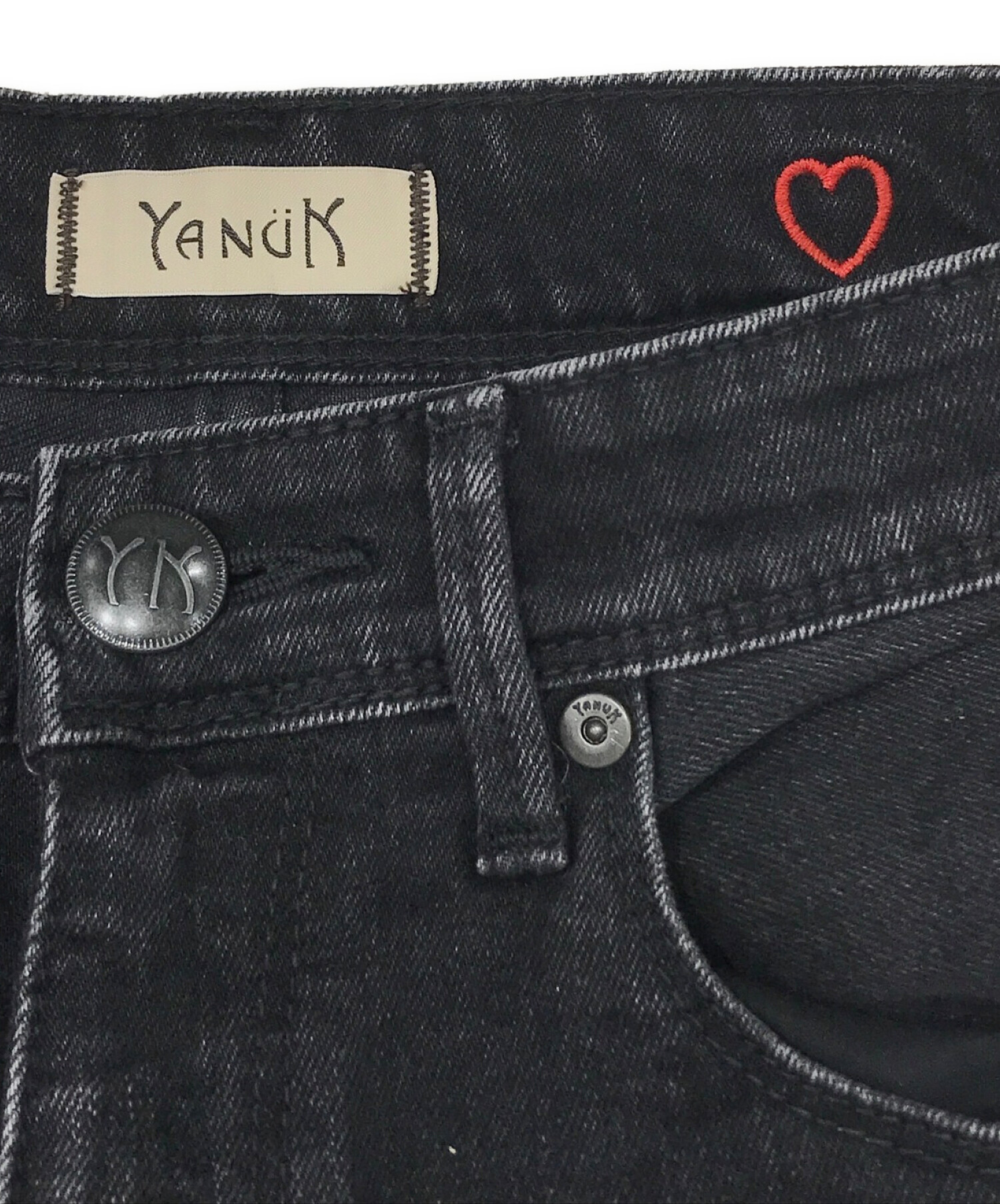 中古・古着通販】YANUK (ヤヌーク) デニムパンツ スリムフレア