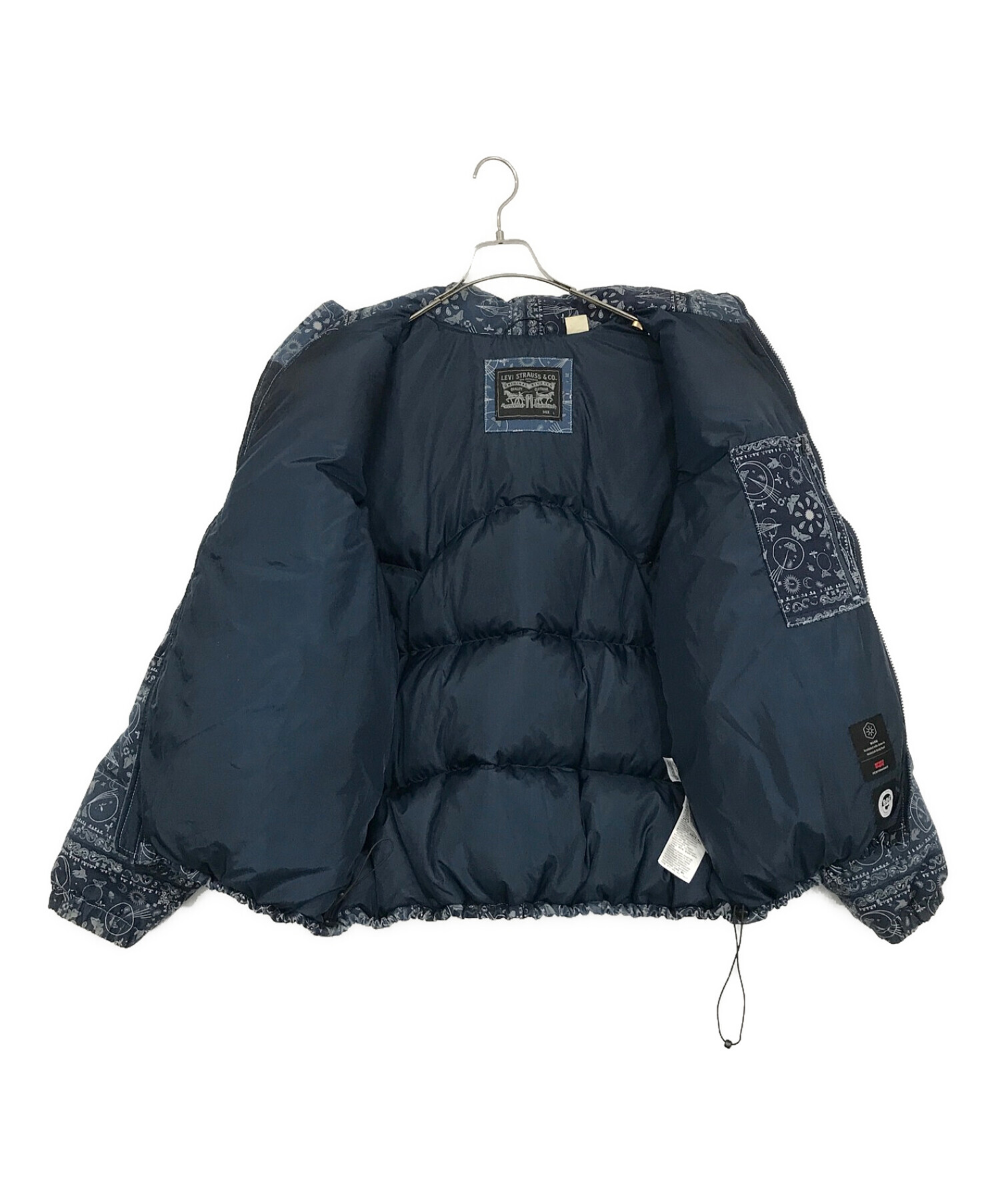 LEVI'S (リーバイス) SUPER PUFFER JACKET HANS BANDANNA DRESS BLUES インディゴ サイズ:SIZE　 L