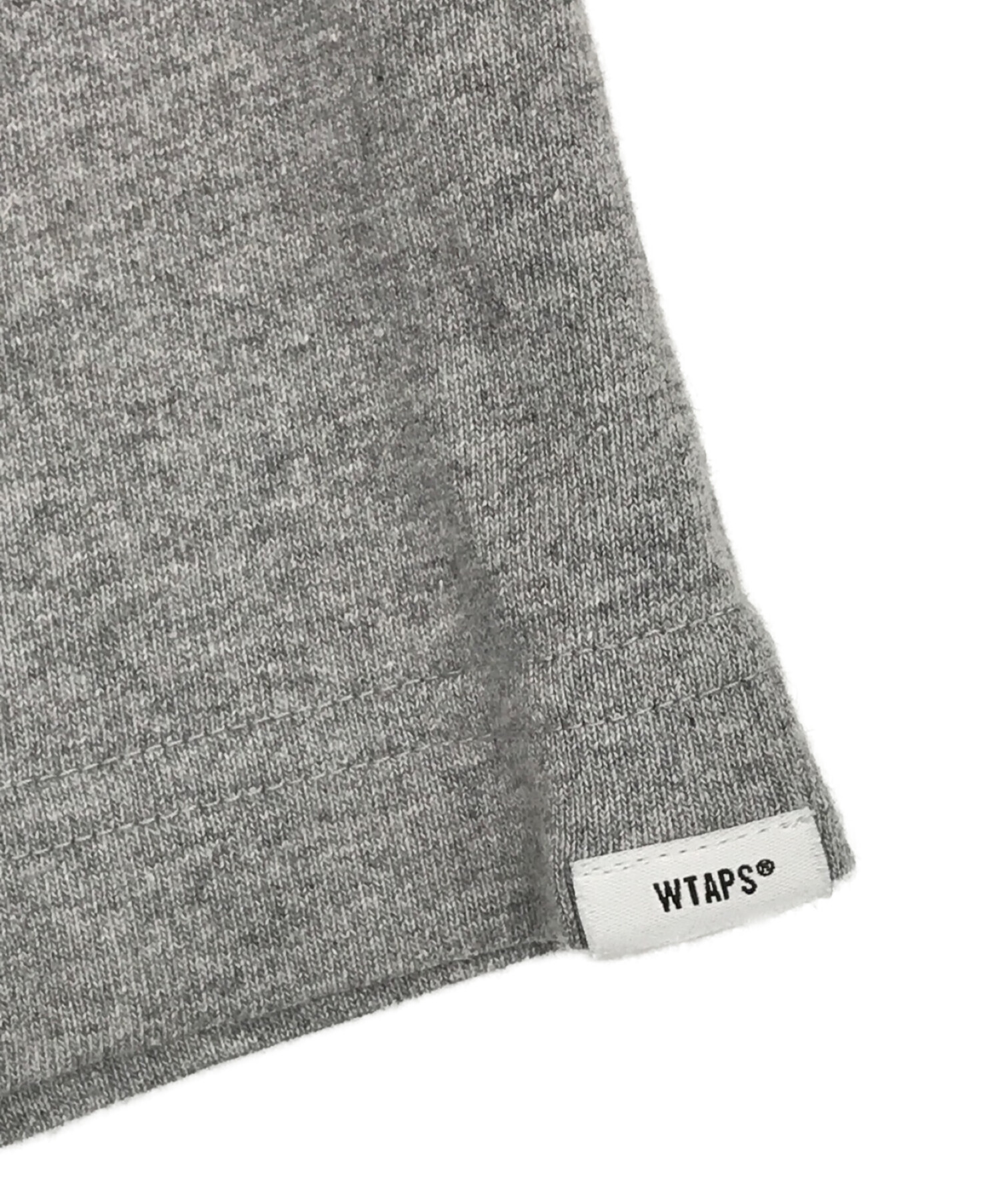 中古・古着通販】WTAPS (ダブルタップス) ロゴパッチTシャツ グレー