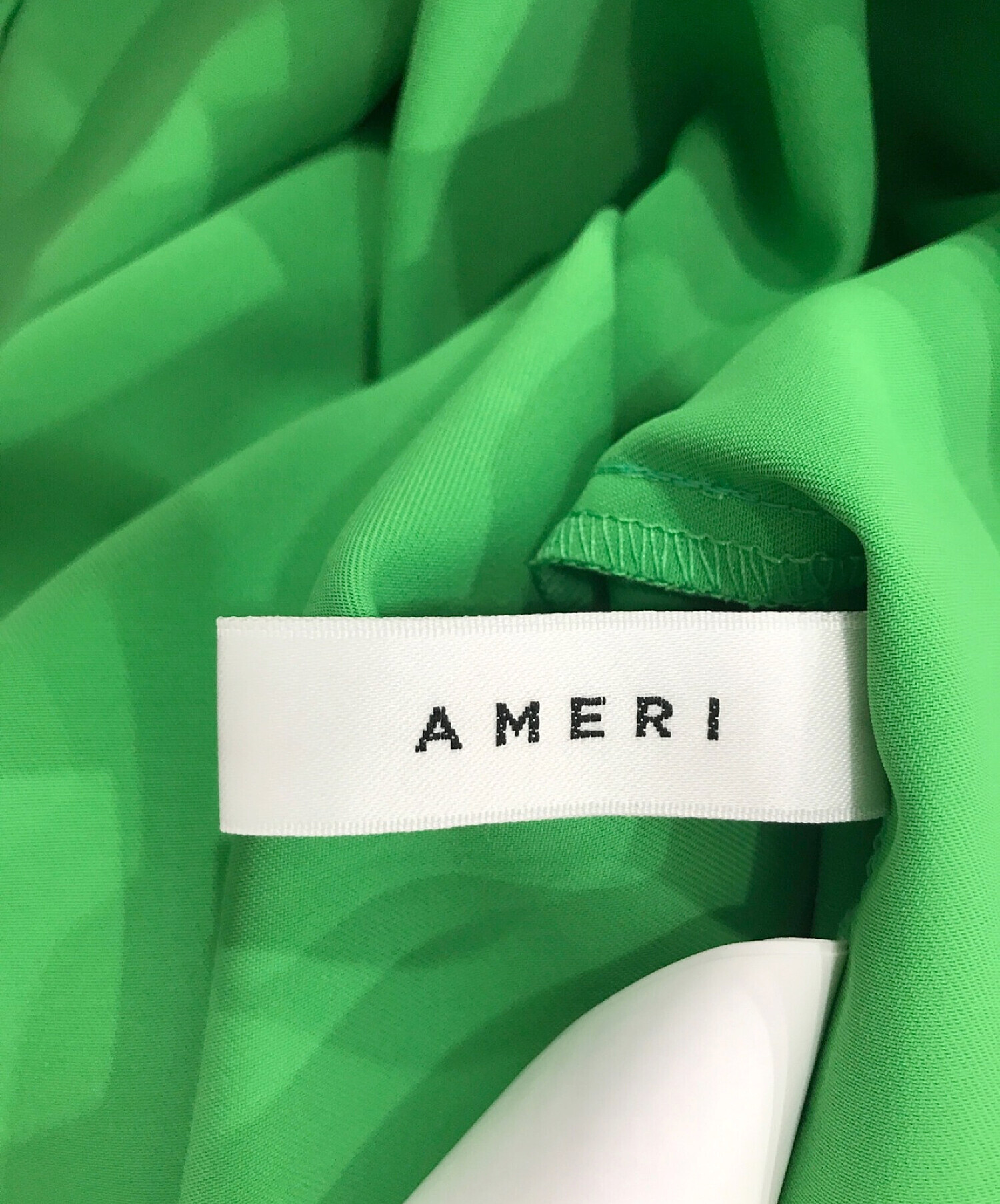 中古・古着通販】Ameri (アメリ) UPPER VOLUME OVER DRESS グリーン