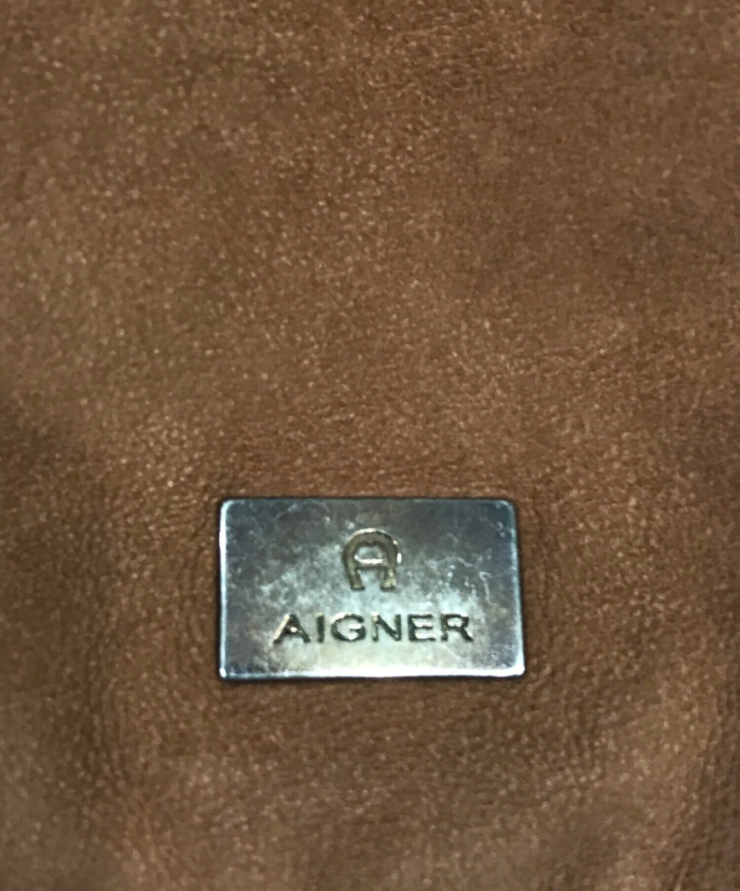 AIGNER (アイグナー) ヌバックラムレザージャケット ブラウン サイズ:SIZE 50